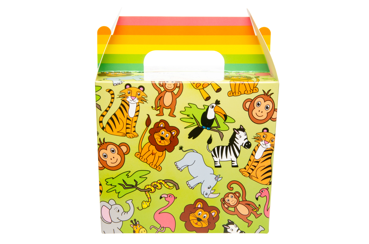 Themed Party Food Lunch Boxes | Set of 6 | Eco-Friendly Cardboard | 14x9.5x12 cm - Picture 12 of 41