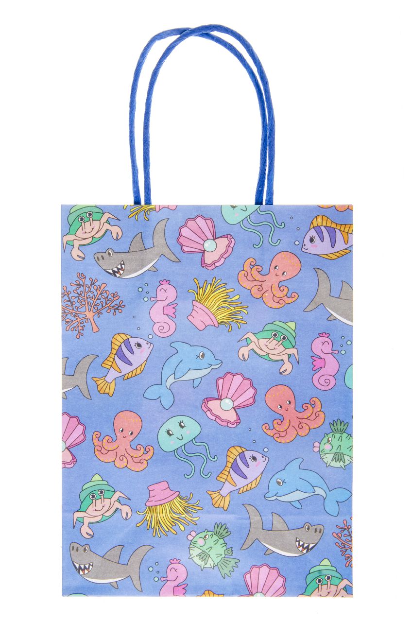 6 Large Themed Party Bags | 16x22x9 cm | Durable & Eco-Friendly Paper Gift Bags - Picture 25 of 31