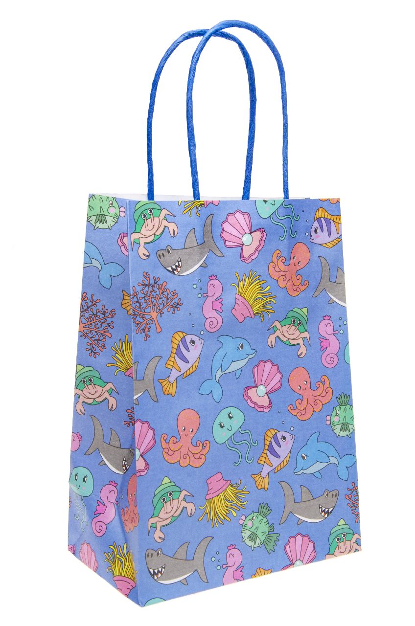 6 Large Themed Party Bags | 16x22x9 cm | Durable & Eco-Friendly Paper Gift Bags - Picture 24 of 31