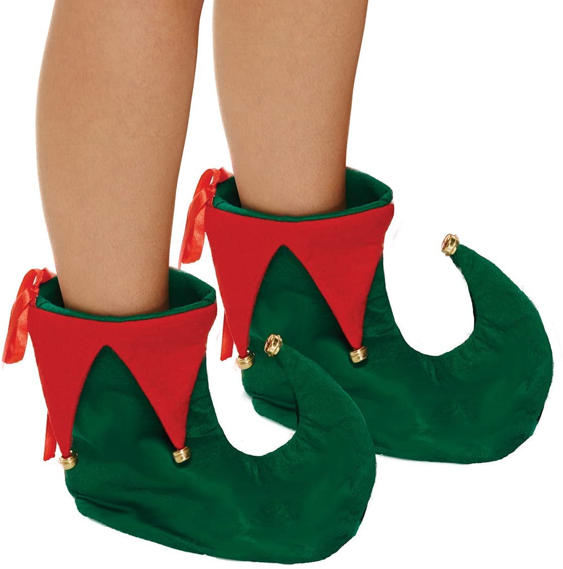 Adult Deluxe Elf Boots Costume Accessory Fancy Dress Up Christmas