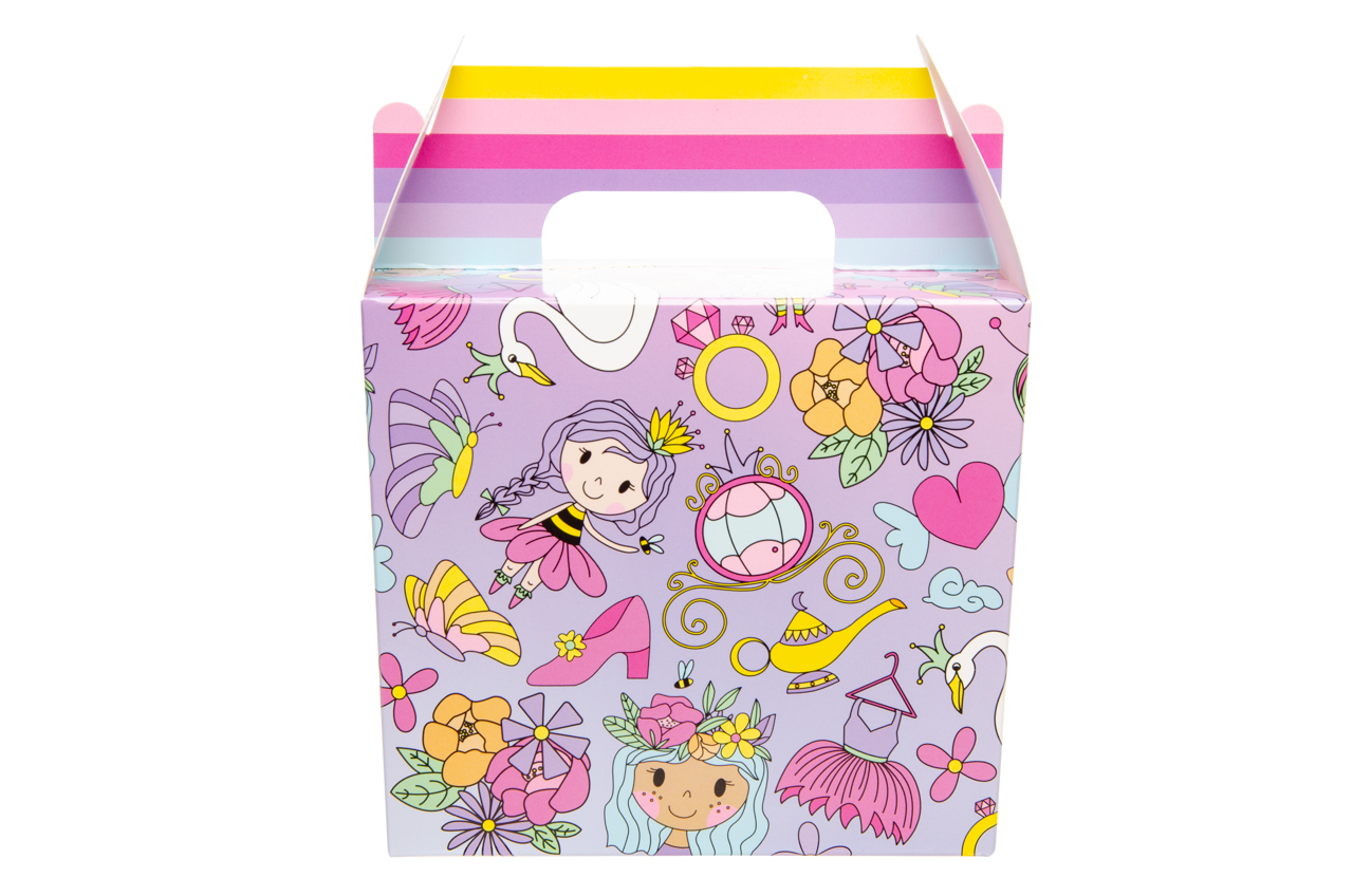 Themed Party Food Lunch Boxes | Set of 6 | Eco-Friendly Cardboard | 14x9.5x12 cm - Picture 9 of 41
