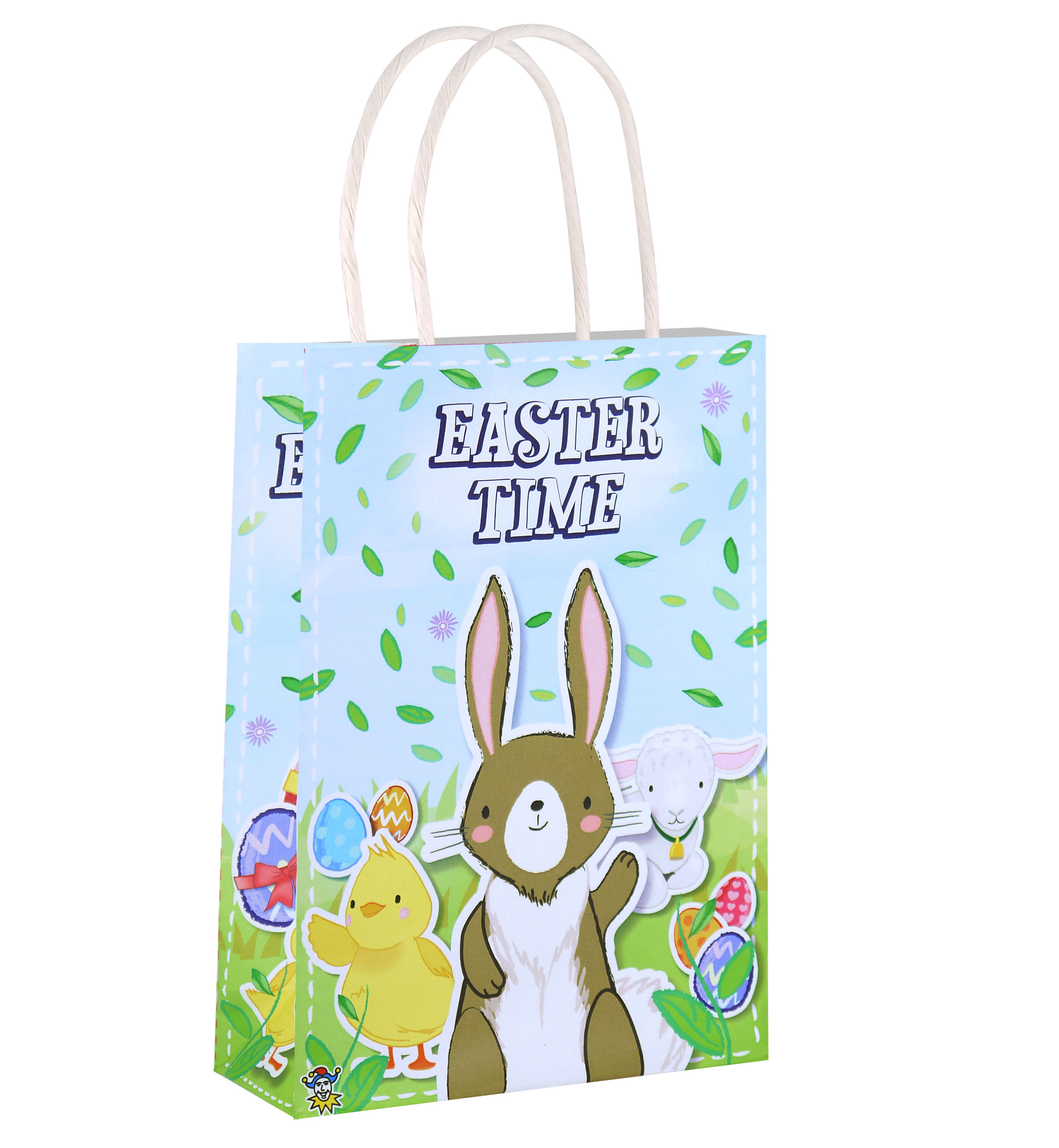 6 Easter Bags With Handles Luxury Party Treat Sweet Loot Lunch Gift