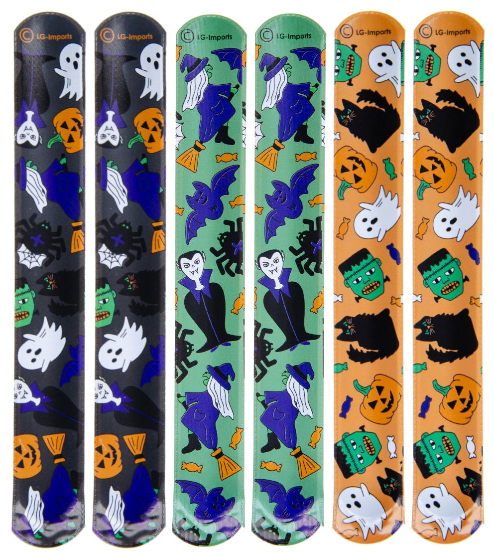 12 Slap Band Bracelets - Kid Party Bags Favour Snap Wrist Stocking Filler Loot - Picture 4 of 27