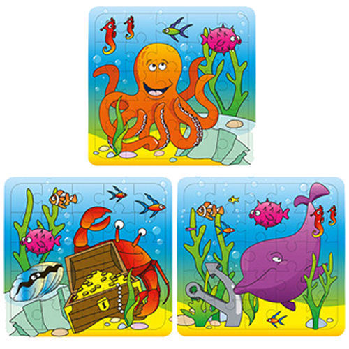 6 FARM ANIMALS JIGSAW PUZZLES PARTY BAG FILLERS TOYS FUN LOOT