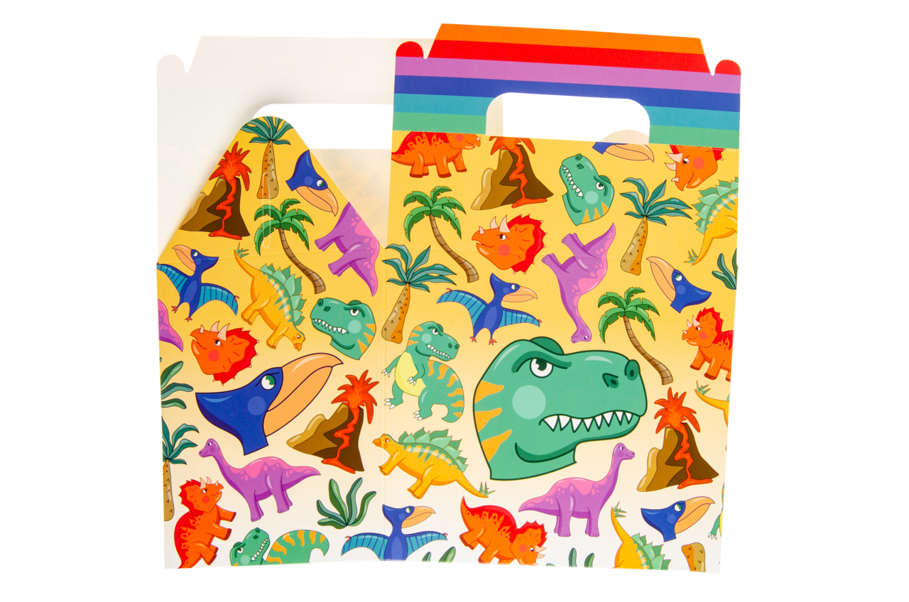 Themed Party Food Lunch Boxes | Set of 6 | Eco-Friendly Cardboard | 14x9.5x12 cm - Picture 23 of 41