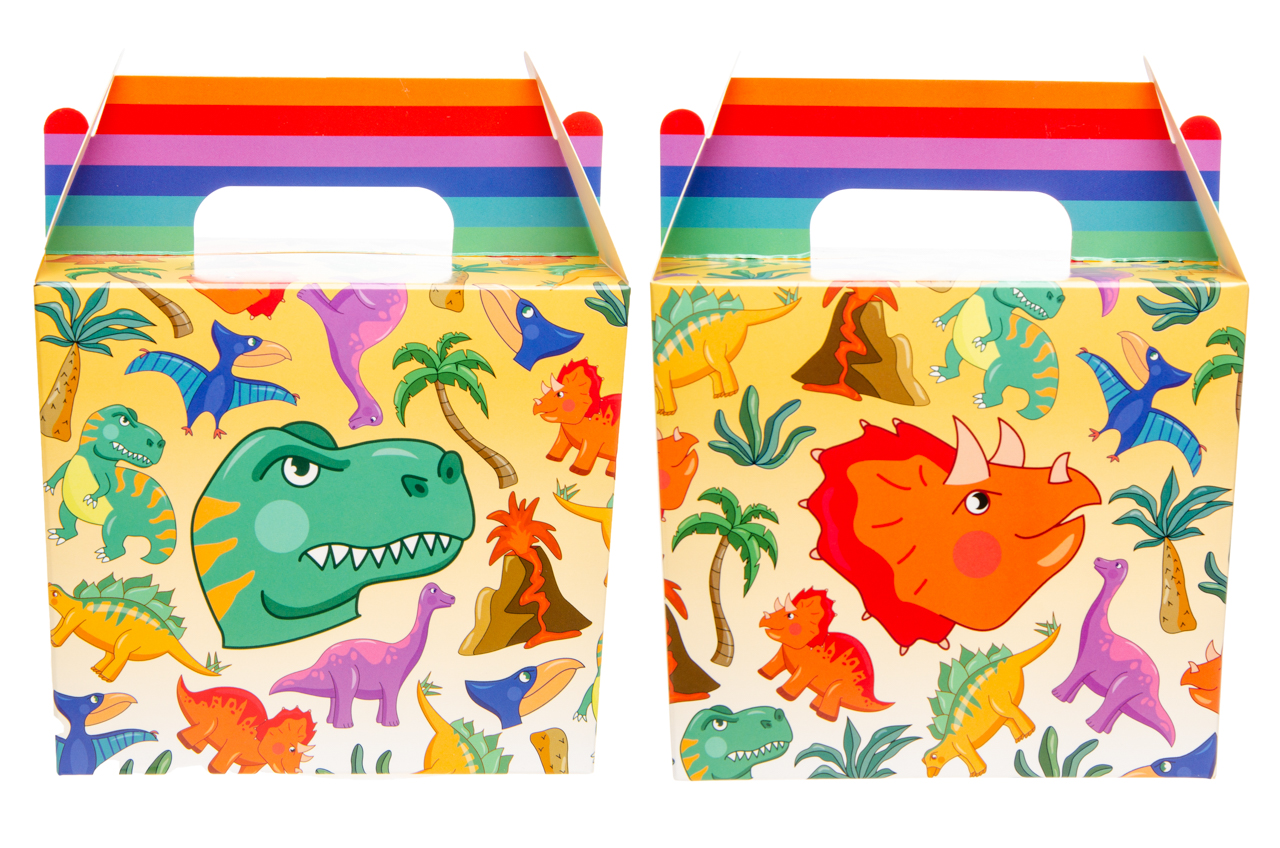 Themed Party Food Lunch Boxes | Set of 6 | Eco-Friendly Cardboard | 14x9.5x12 cm - Picture 22 of 41