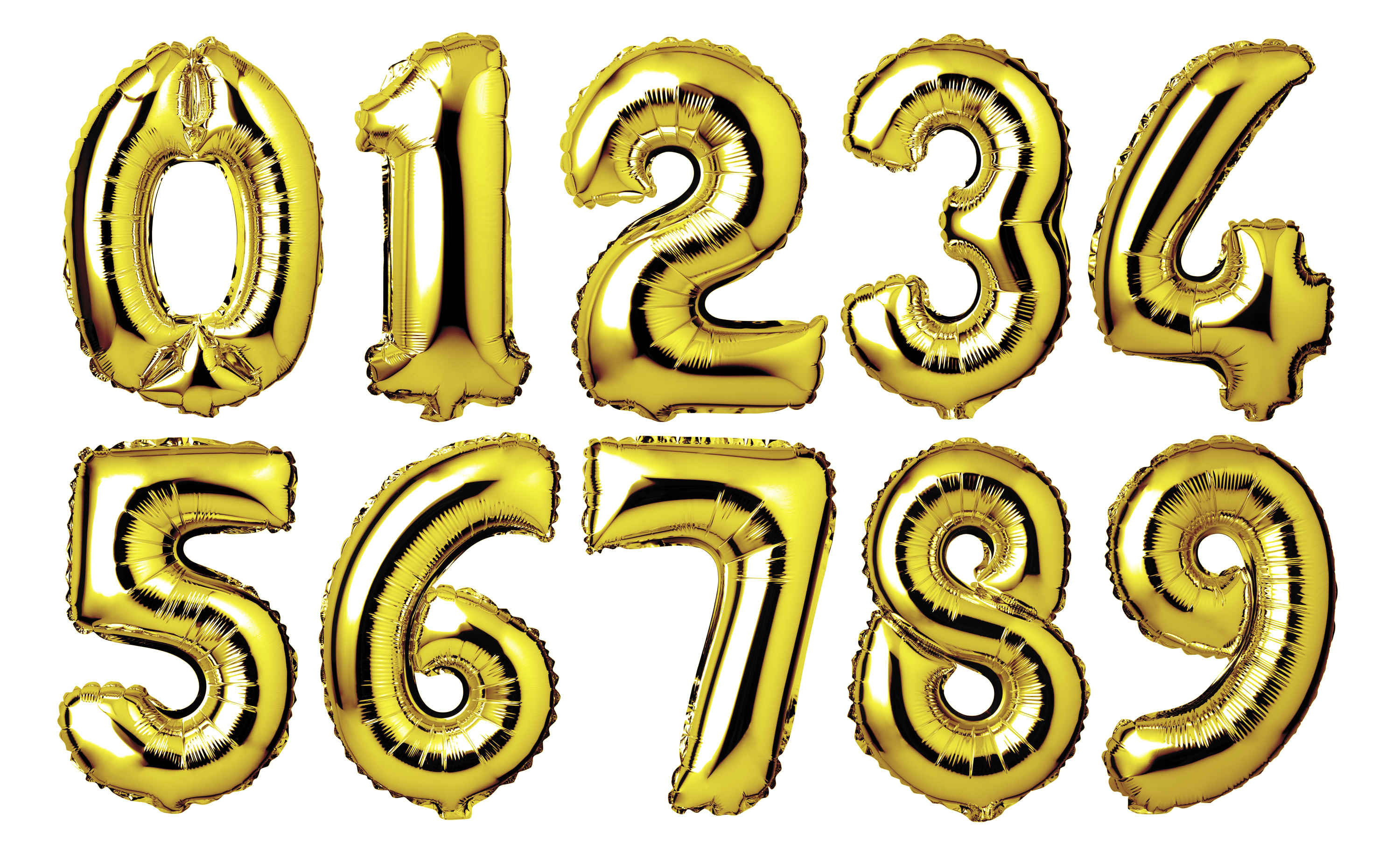 Large 34 Foil Number Balloon - Helium Party Decoration Giant Birthday  Latex