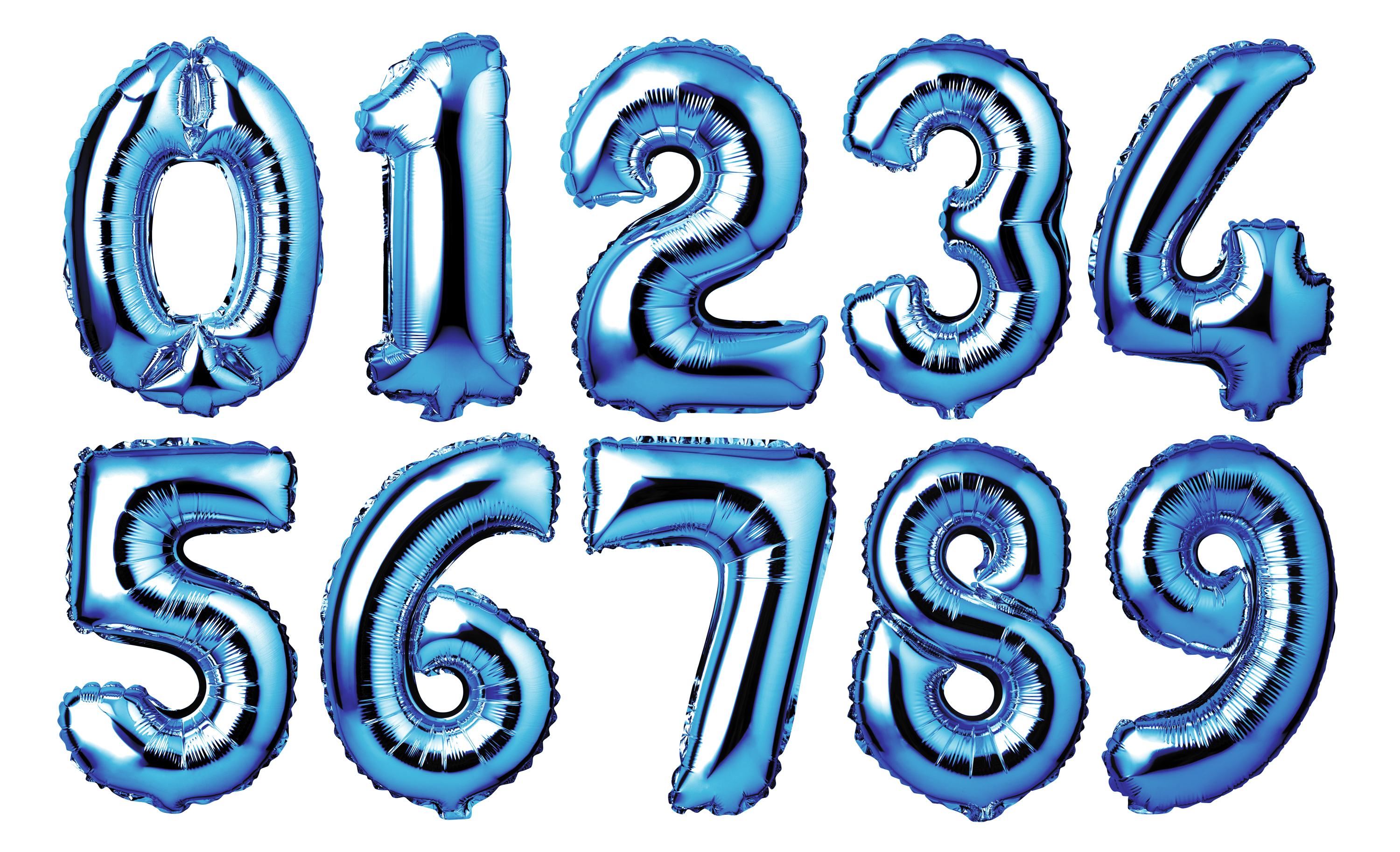 Large 34" Foil Number Balloon - Helium Party Decoration Giant Birthday Latex - Picture 5 of 7