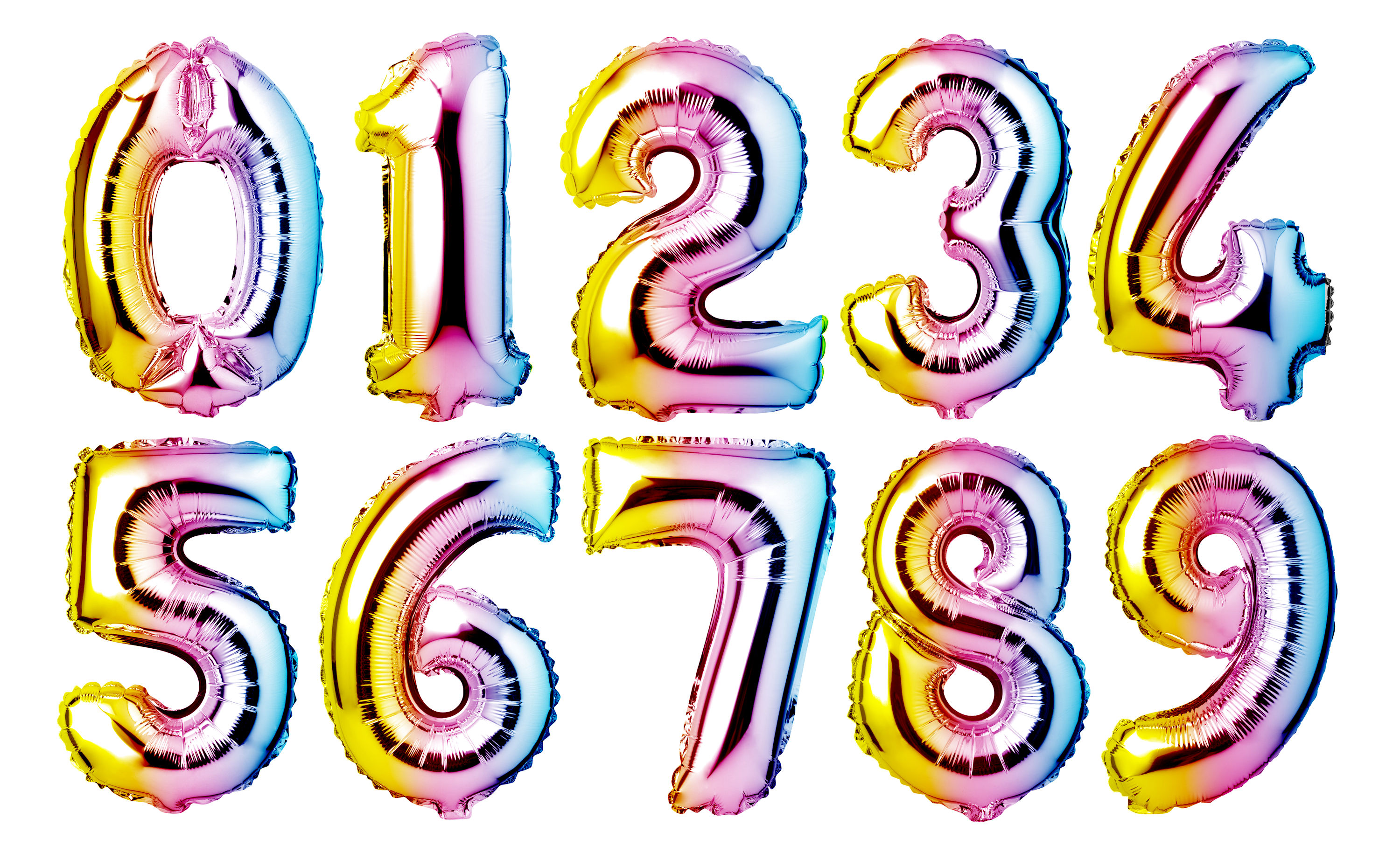Large 34" Foil Number Balloon - Helium Party Decoration Giant Birthday Latex - Picture 6 of 7