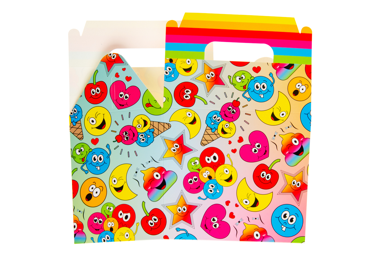 Themed Party Food Lunch Boxes | Set of 6 | Eco-Friendly Cardboard | 14x9.5x12 cm - Picture 16 of 41