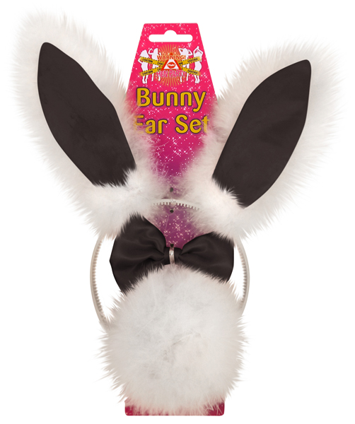 Bunny Ear Headband Set Choose From 2 Designs Hen Party Rabbit eBay