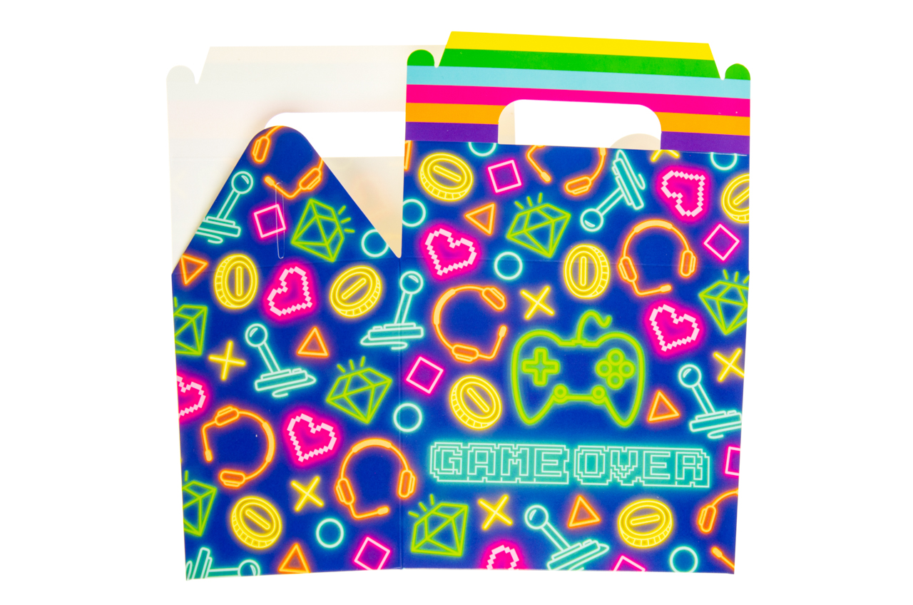 Themed Party Food Lunch Boxes | Set of 6 | Eco-Friendly Cardboard | 14x9.5x12 cm - Picture 32 of 41