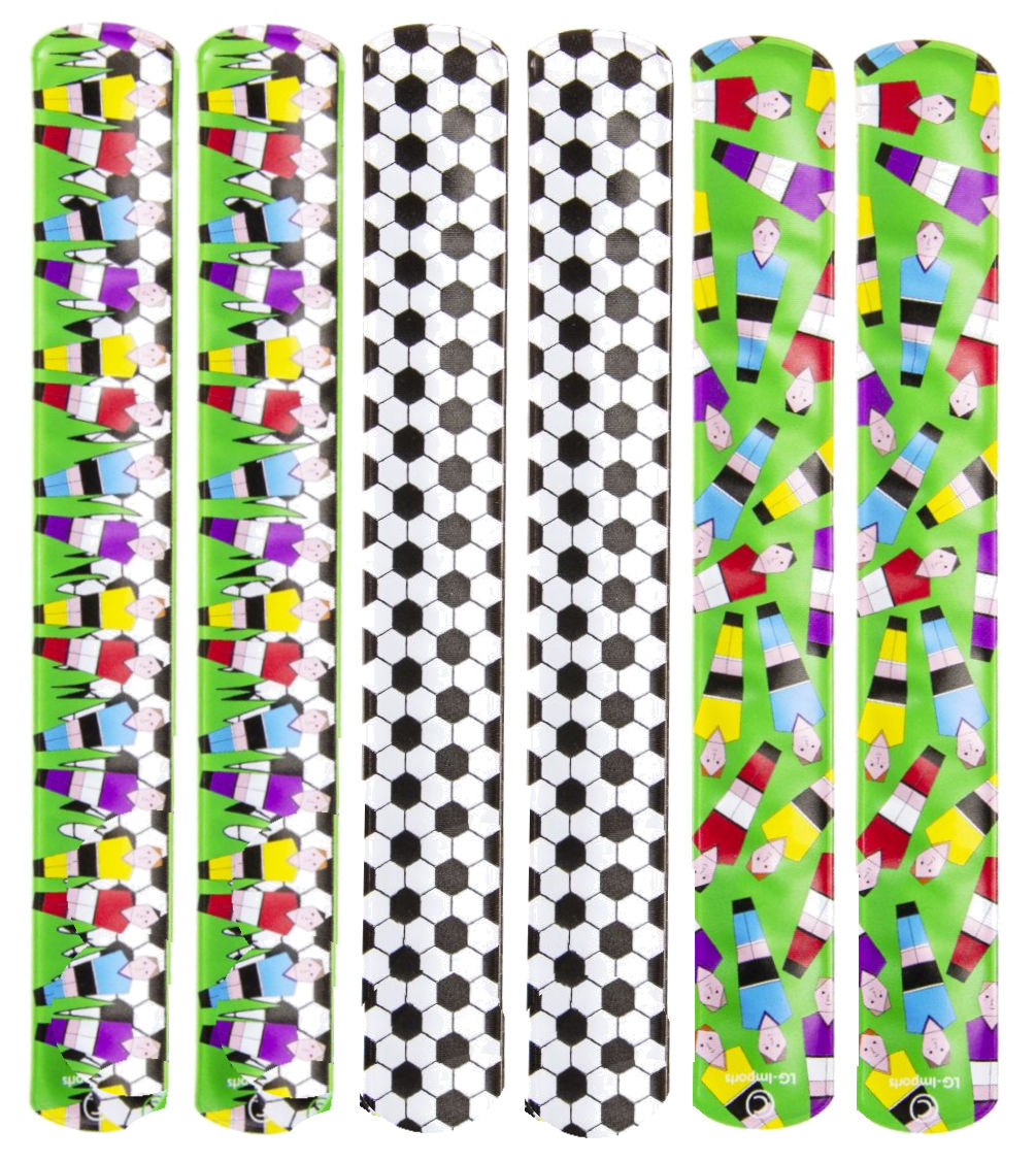 12 Slap Band Bracelets - Kid Party Bags Favour Snap Wrist Stocking Filler Loot - Picture 14 of 27