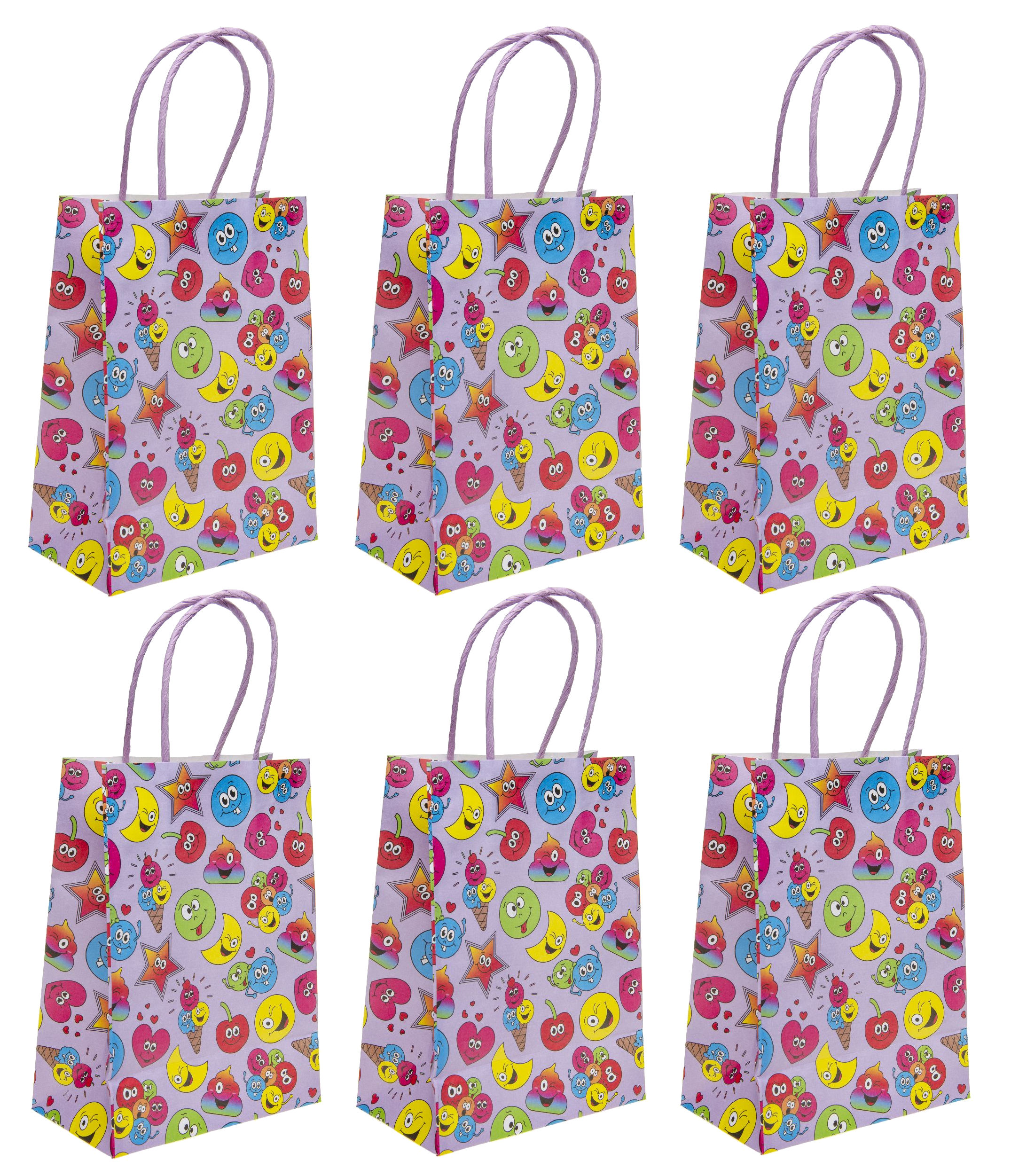 6 Large Themed Party Bags | 16x22x9 cm | Durable & Eco-Friendly Paper Gift Bags - Picture 14 of 31