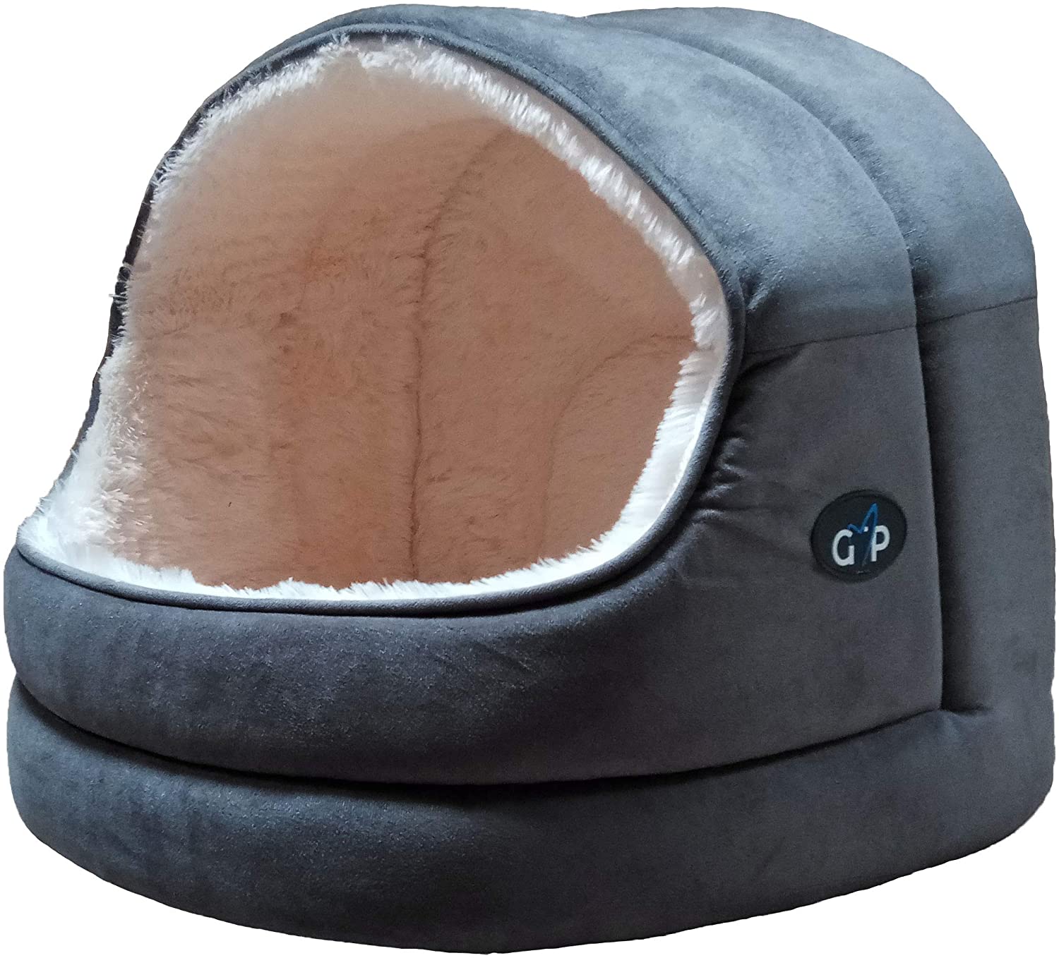 Gor Pets Nordic Hooded Cat Bed - Fleece Lined Cozy Pet Bed - Small, Med & Large - Picture 2 of 3