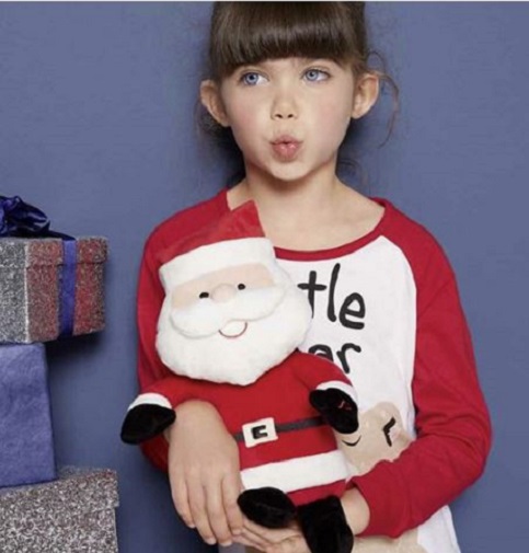 Singing Dancing Santa Claus Light Up Plush Toy Christmas Decoration /& Batteries