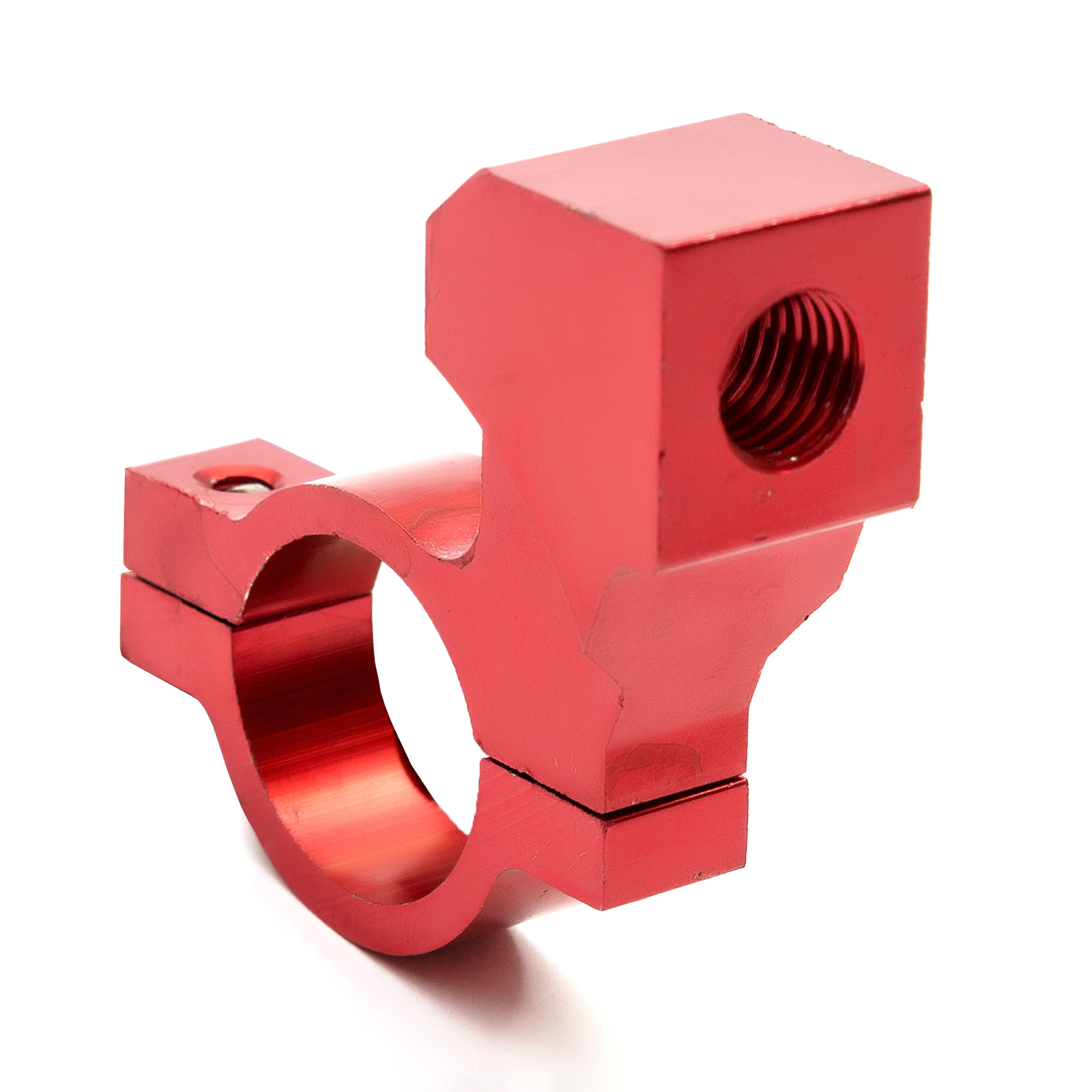 2 Red Mirror Mount Clamp 22mm Handlebar Bar Mobility Scooter Petrol