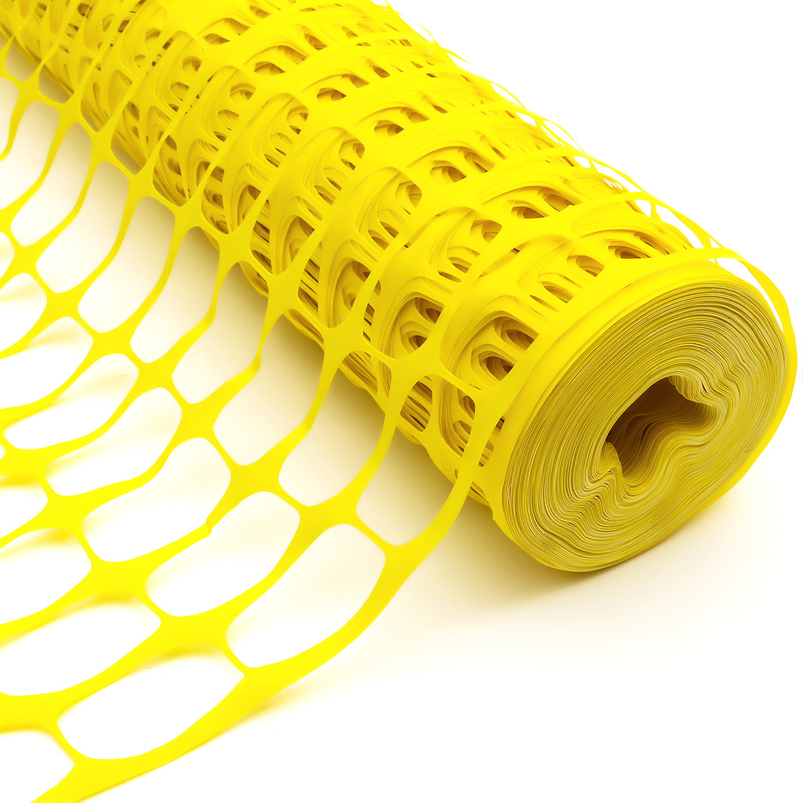 Warrior Yellow Safety Barrier Fencing Mesh Plastic Building Site Fence 25m 50m eBay