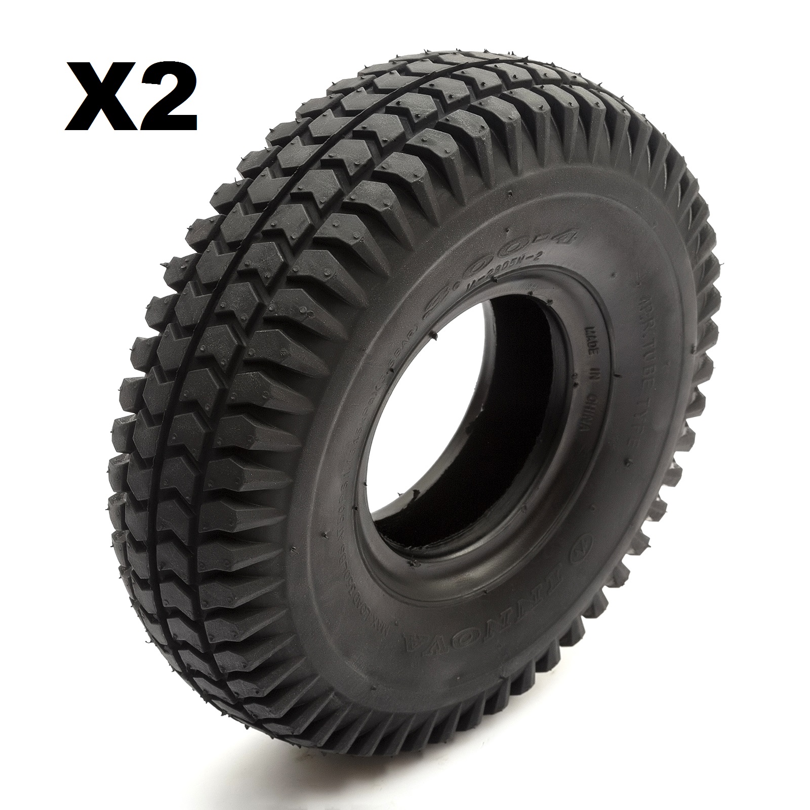 2 Tyre 3.004 Black Knobbly Block Tread Mobility Scooter 4 Inch Wheel Rim 4 Ply eBay