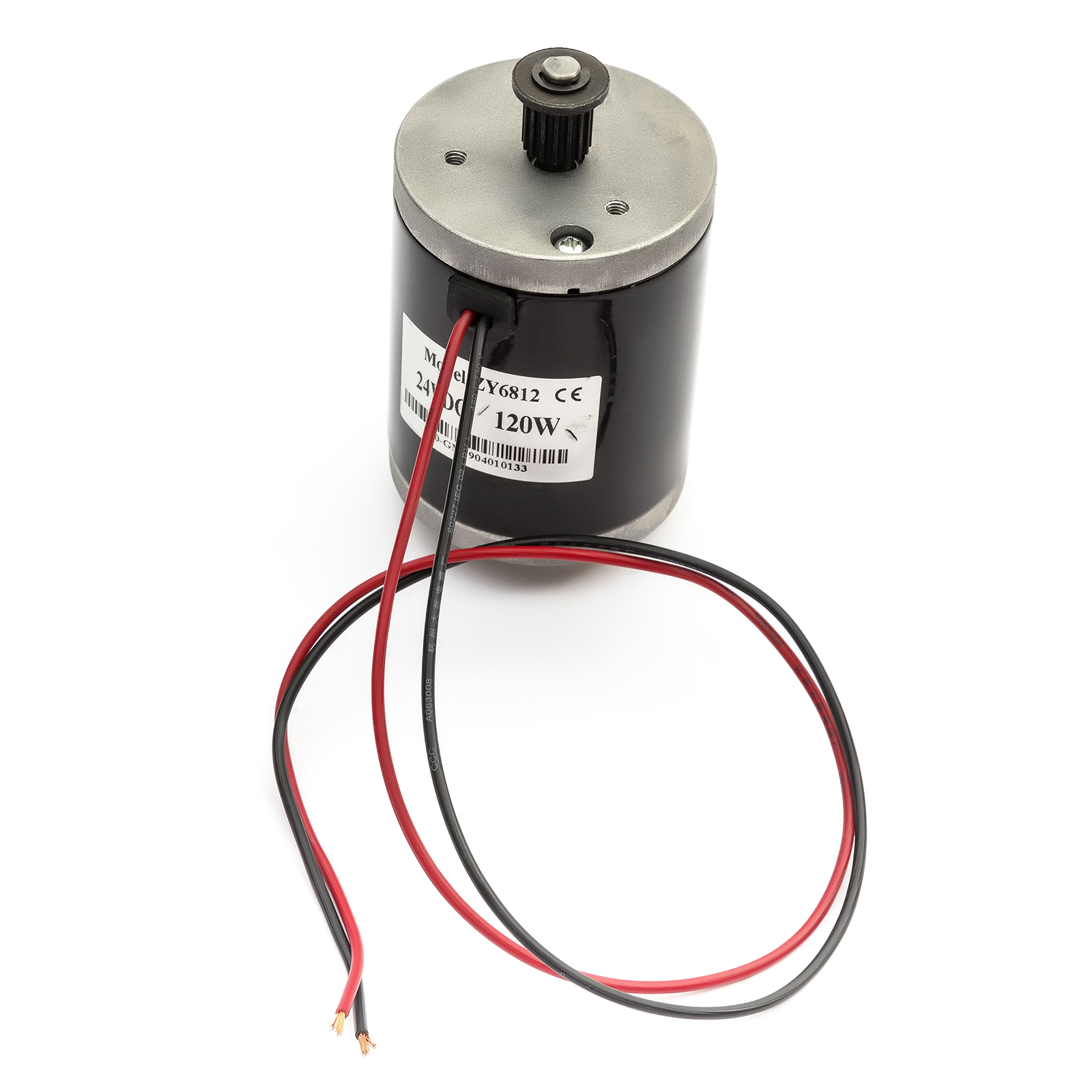 DC Electric E Scooter Motor 24v 120w 16T Belt Sprocket ZY6812