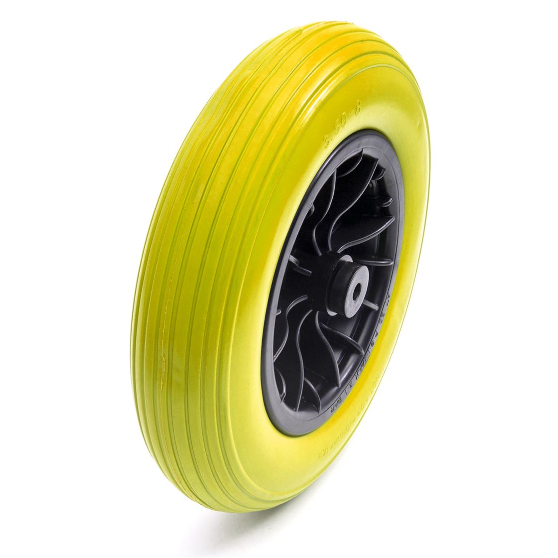 14 Inch 3.508 PU Puncture Proof Solid Tyre & Wheel 14'' PU Wheelbarrow