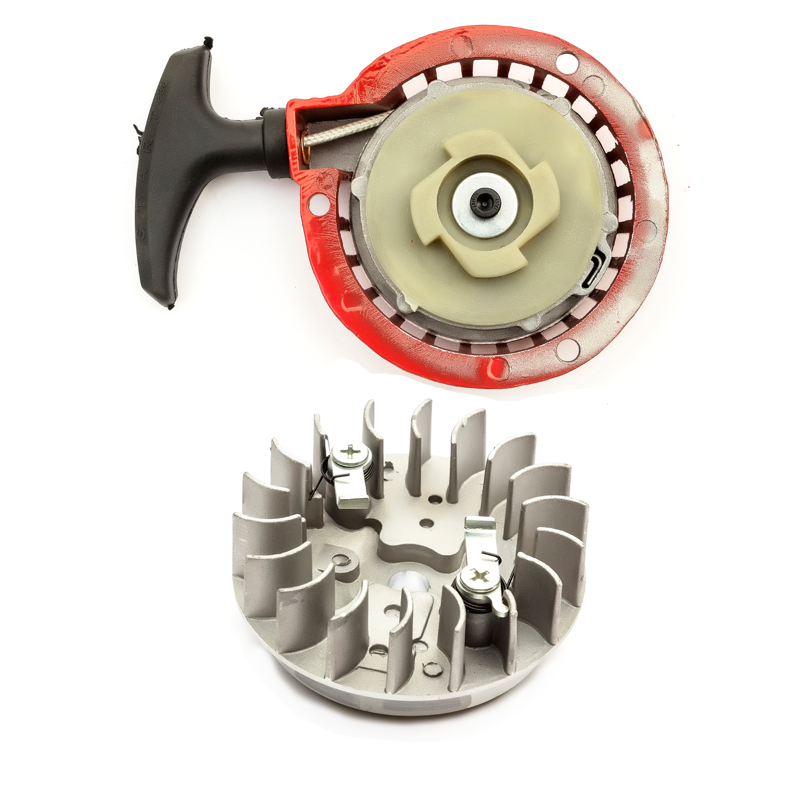 Mini Moto Easy Start Red Pull Start Pullstart + Flywheel Minimoto Dirt Quad Bike eBay