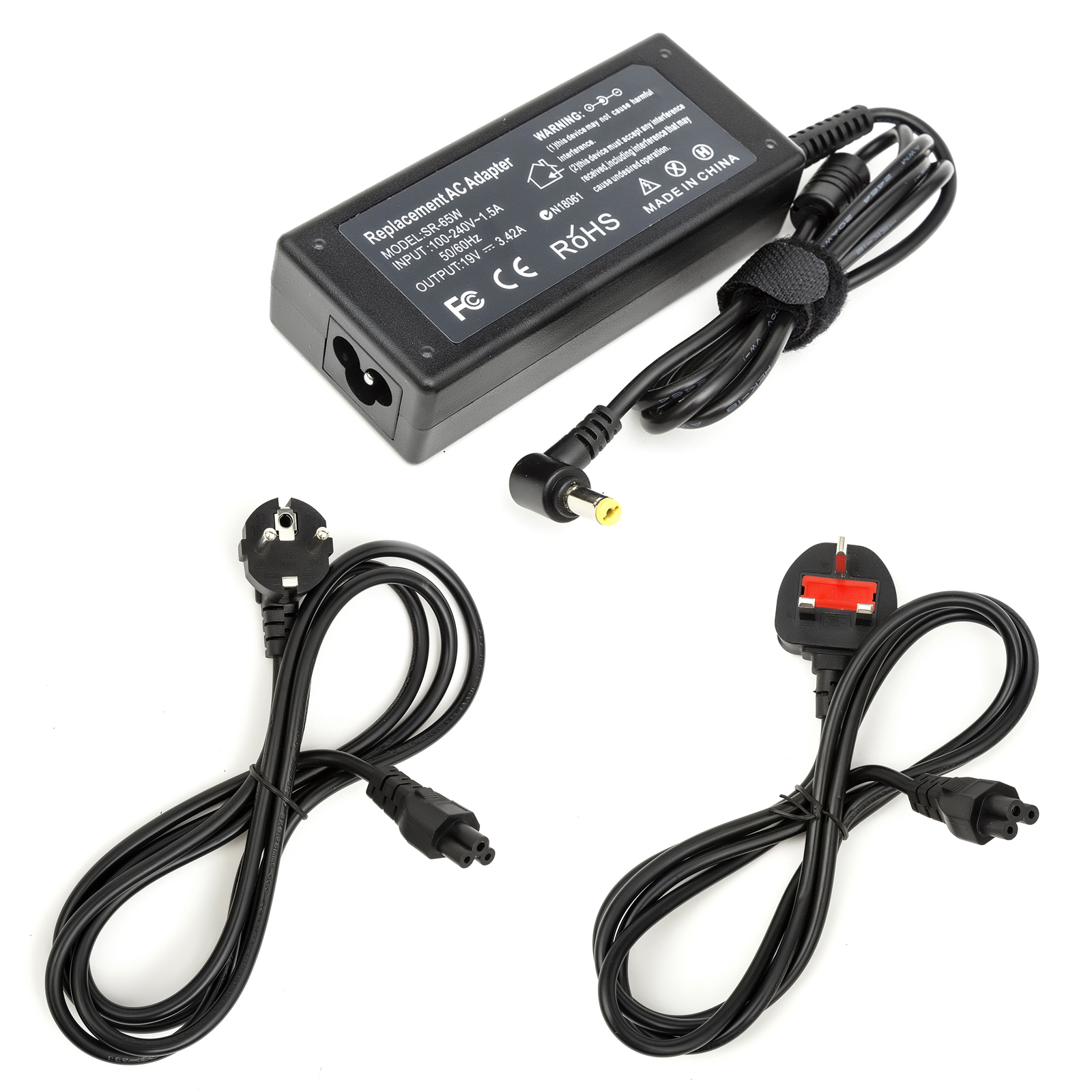 Laptop Charger 19v 3.42A 65W Power Pack Supply Fits Acer Aspire Models