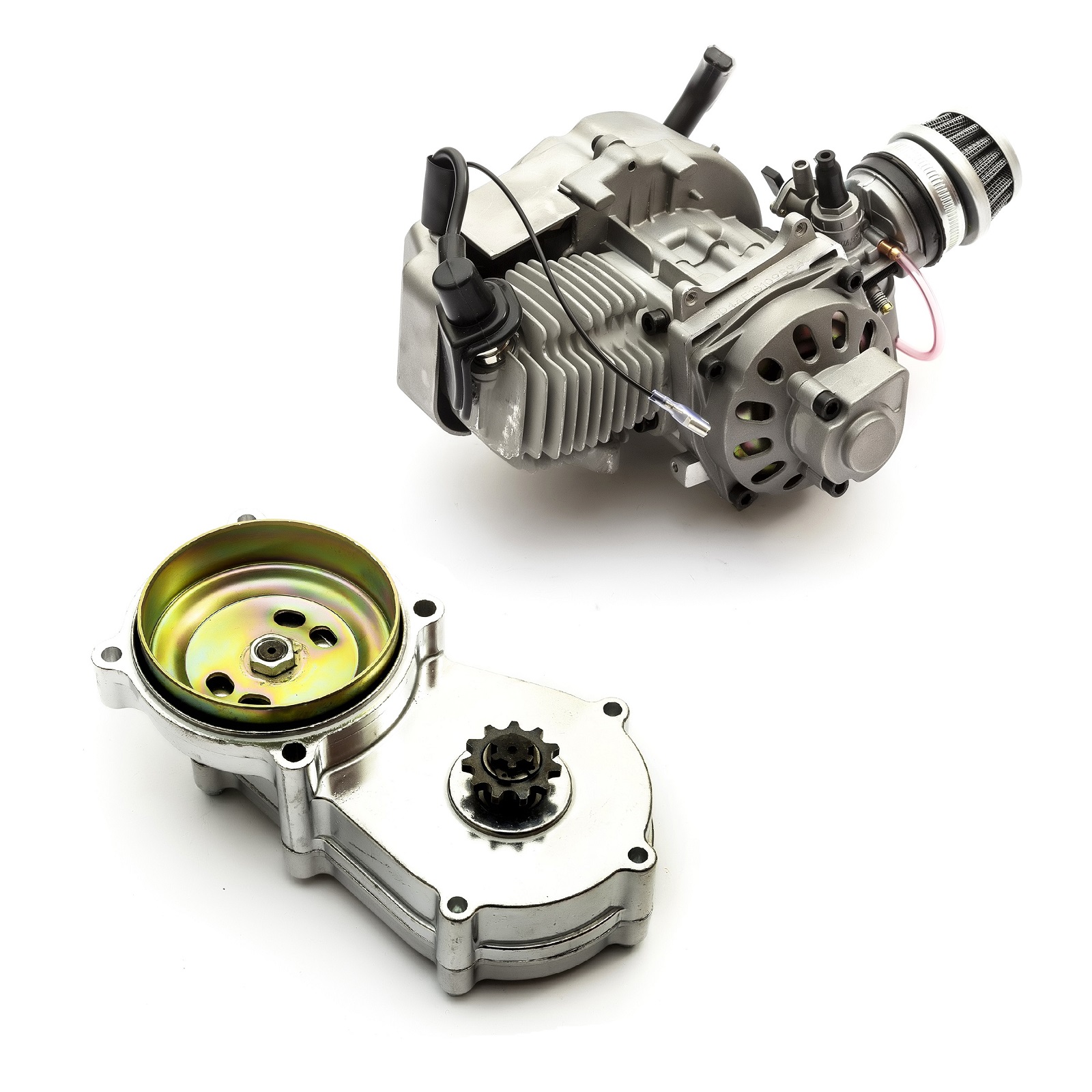 Mini Moto Dirtbike Dirt Bike 49cc Engine Complete + Clutchbell & Short Gearbox 5055583029981 eBay