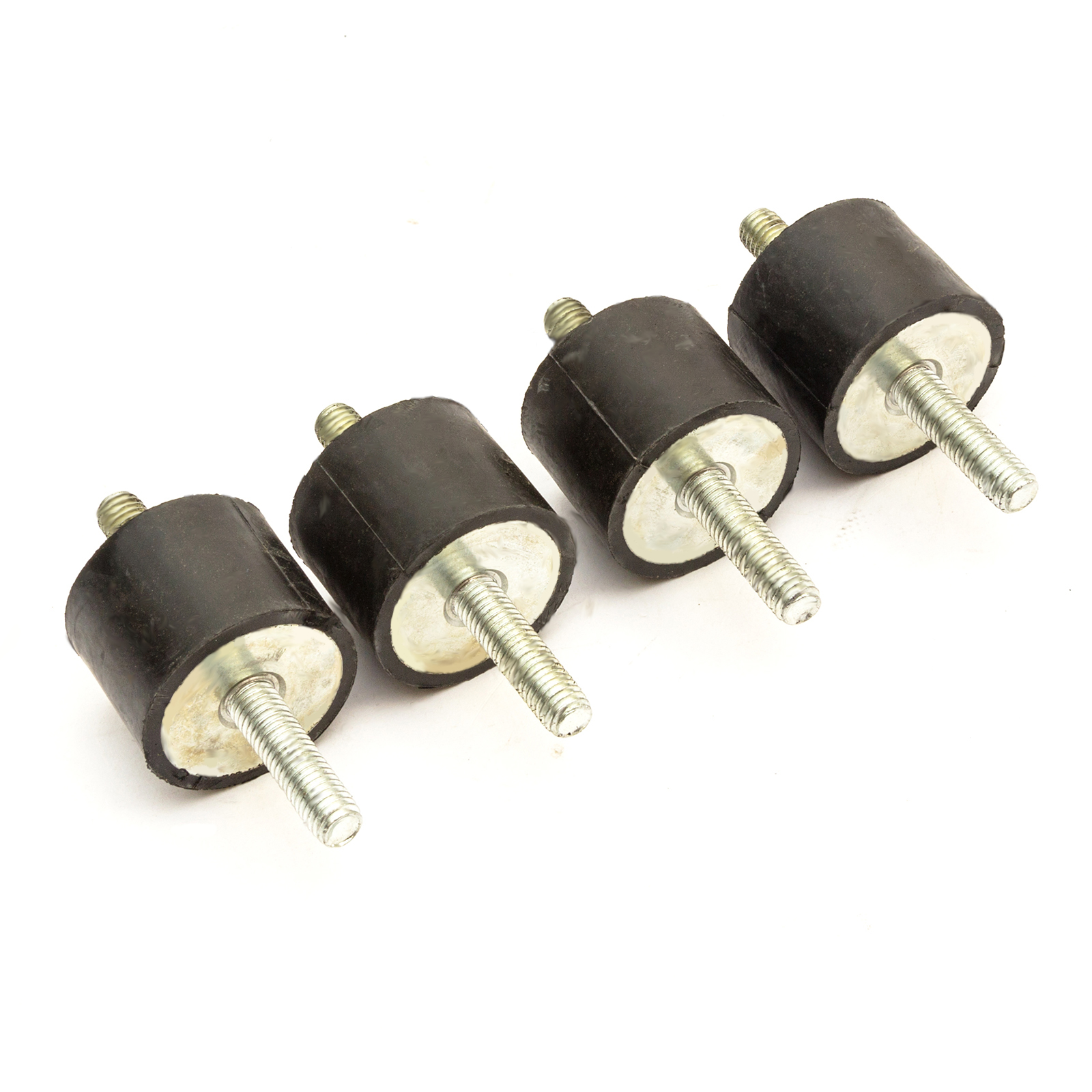 4x Rubber Engine Mounts Long Thread M8 8mm Anti Vibration Small Generator  Engine