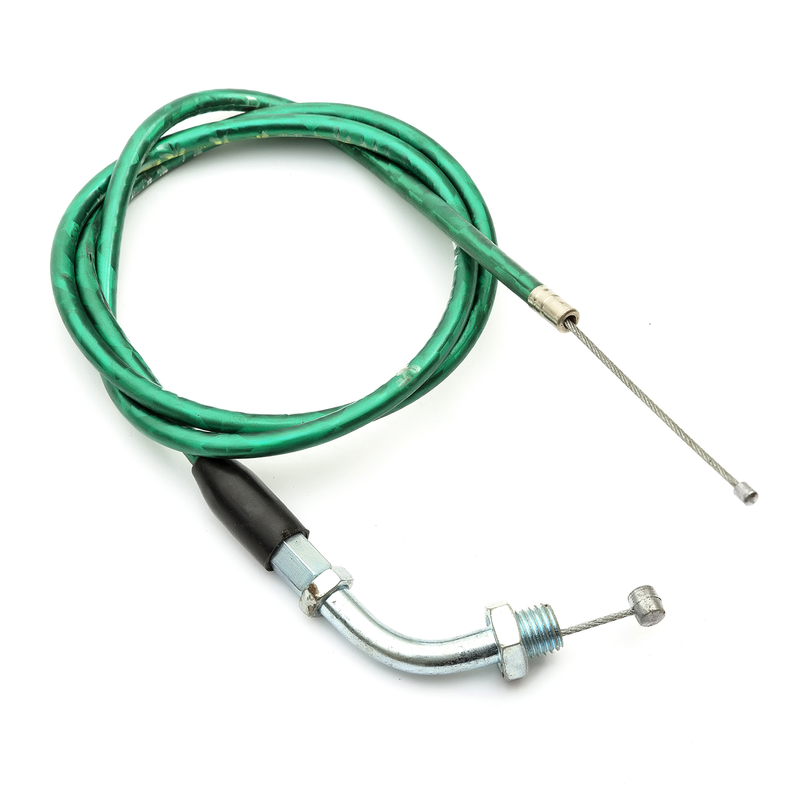Pit Bike 35 inch THROTTLE CABLE Green Bent Neck Most Popular 110cc
