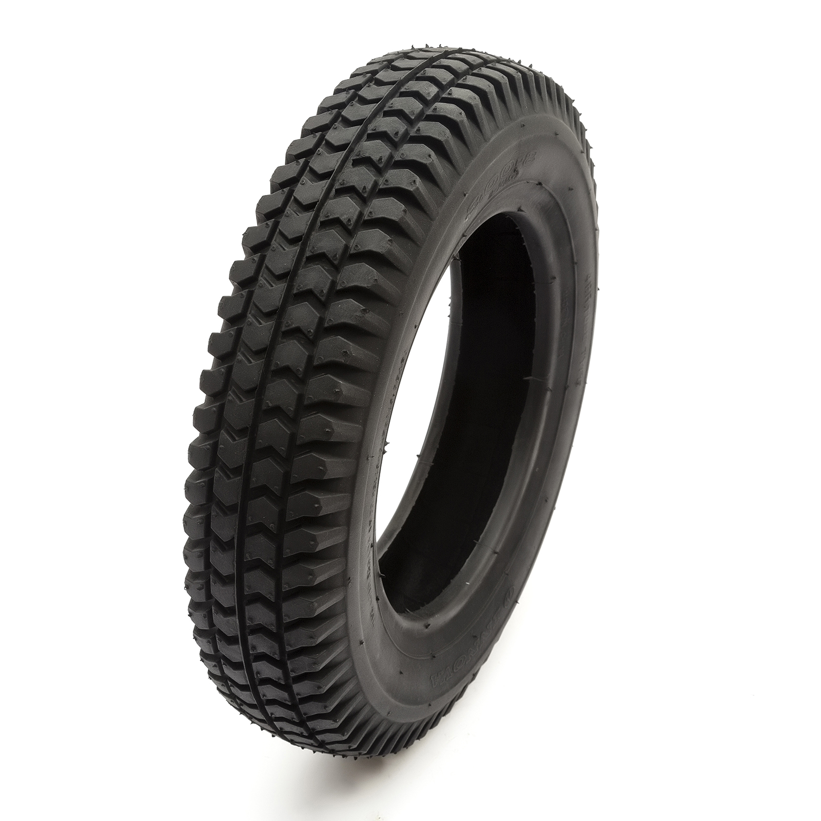 Tyre 3.008 Black Knobbly Block Tread Mobility Scooter 8 Inch Wheel Rim