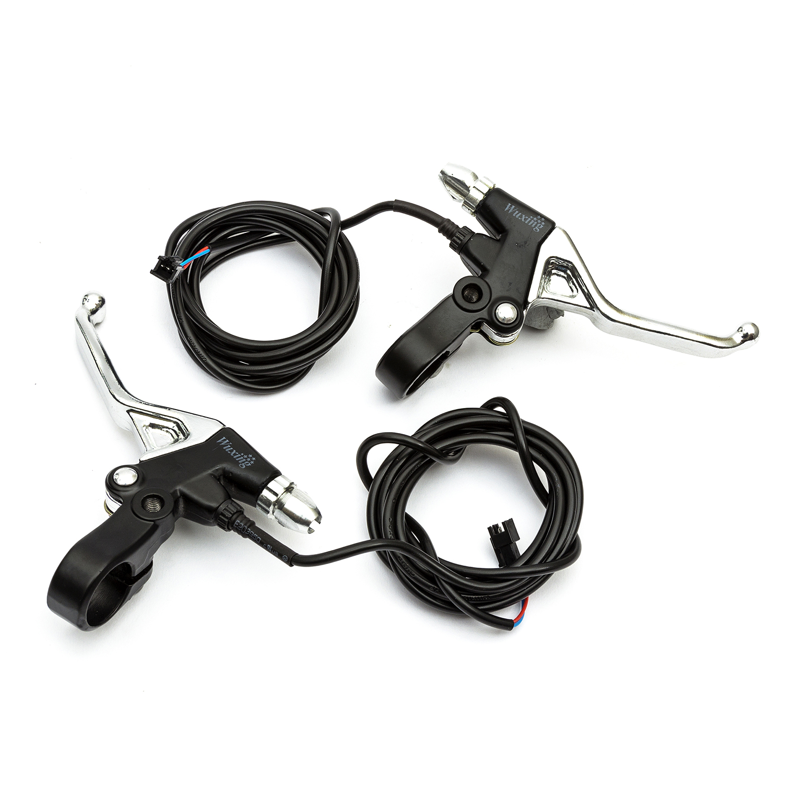 E-Scooters Switched Cable Brake Lever Set Right /& Left 1m Loom Mirror Mounts