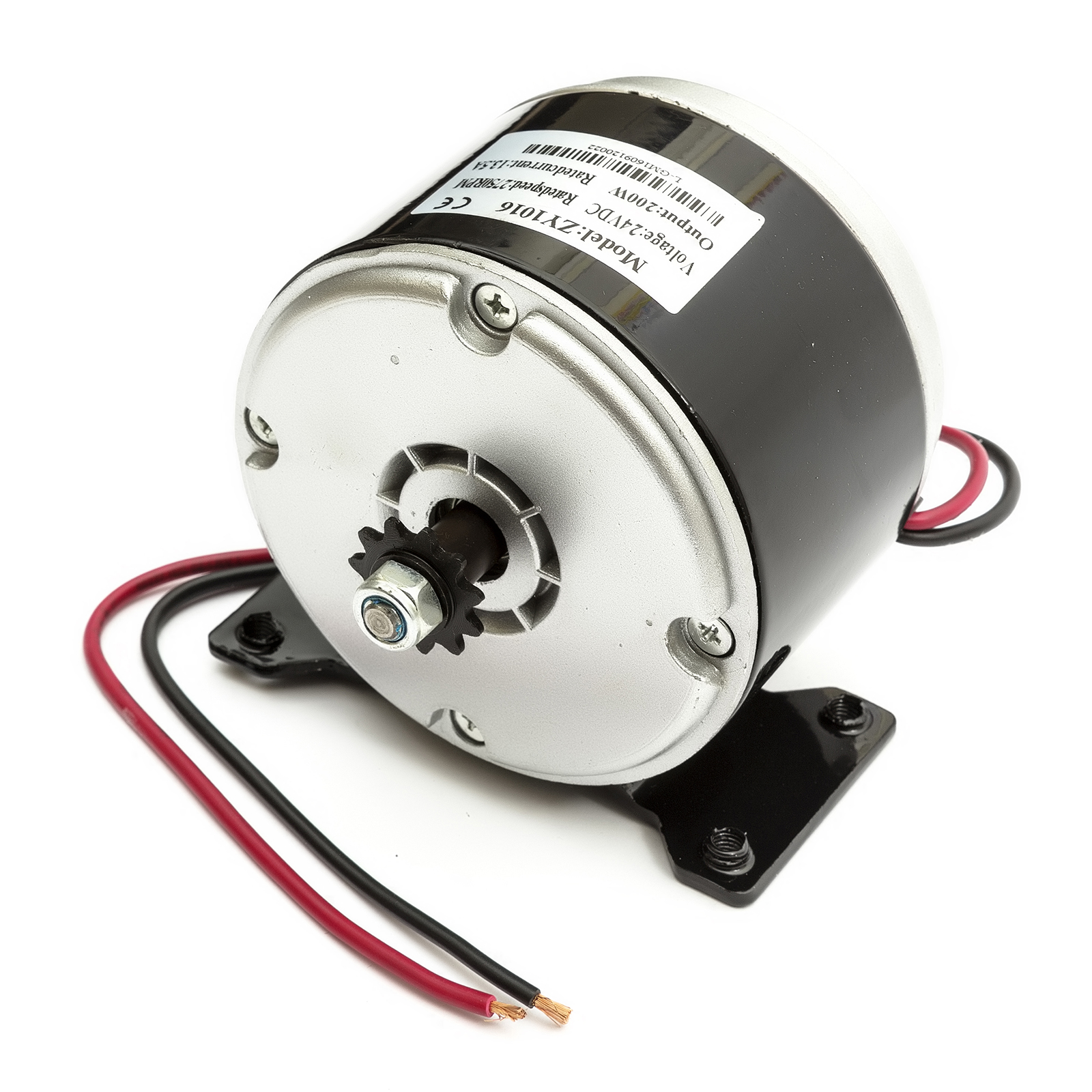 ZY 1016 Electric Motor 24v 250w Brushed E Bike Scooter 24 Volt 200 Watt Chain