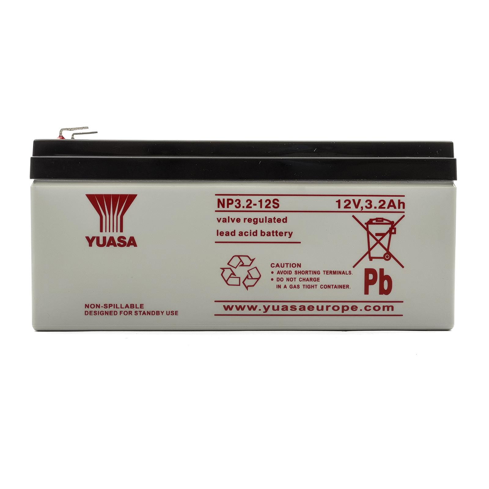 Yuasa NP3.212 S Sealed Lead Acid Battery 12v 3.2ah Standby Backup