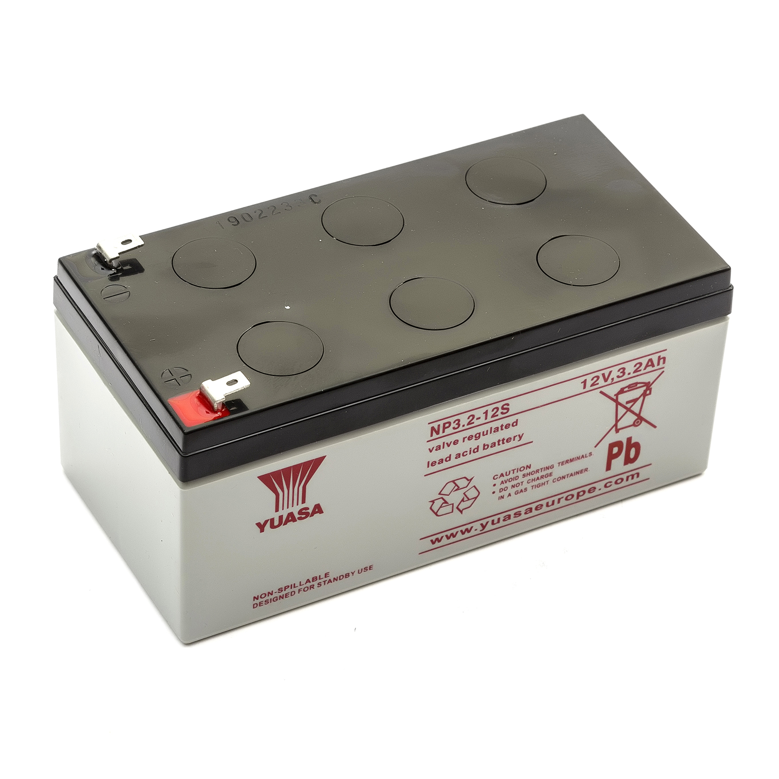 Yuasa NP3.212 S Sealed Lead Acid Battery 12v 3.2ah Standby Backup