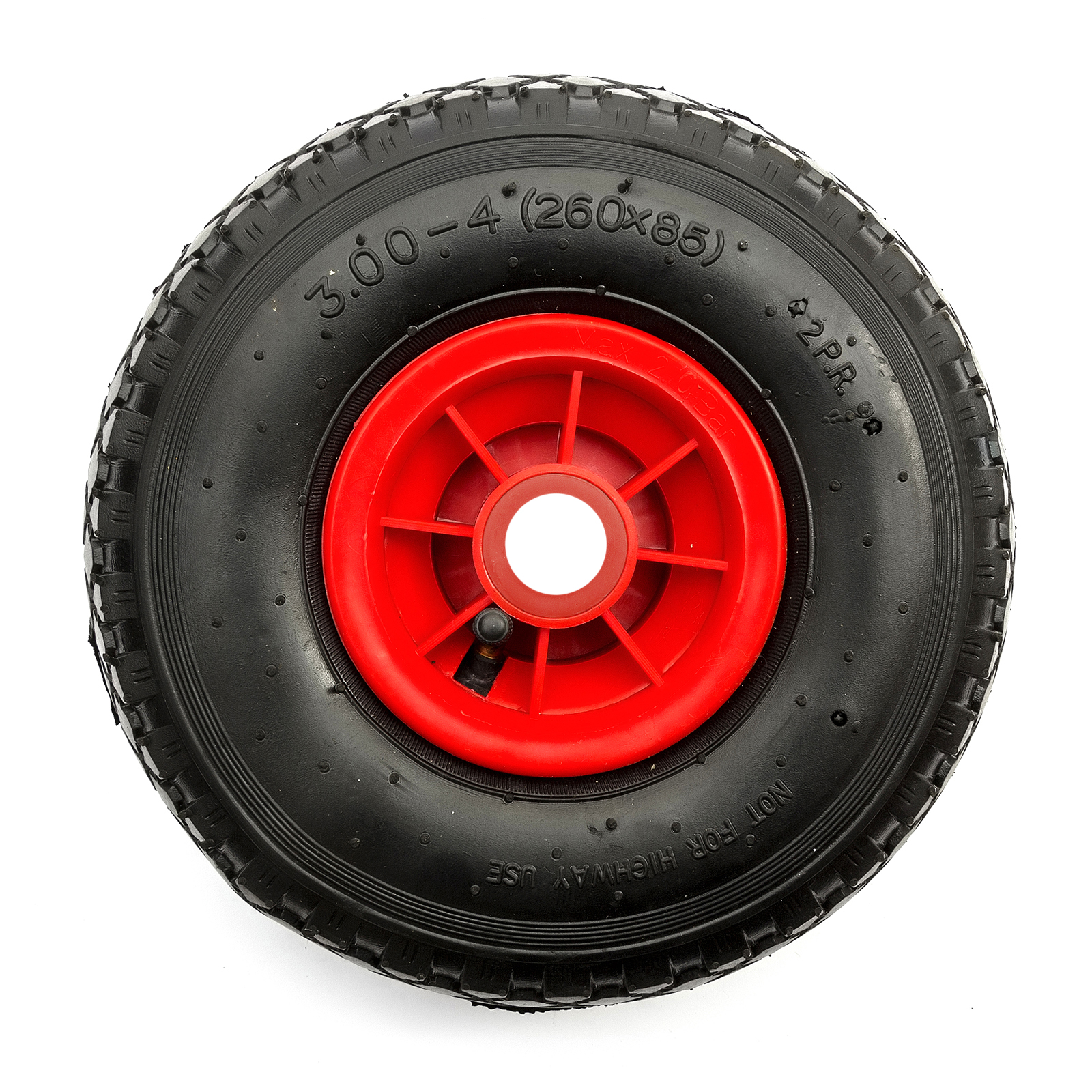 10 Inch Heavy Duty Pneumatic Wheel & Tyre 260x85 Beach Trolley Cart