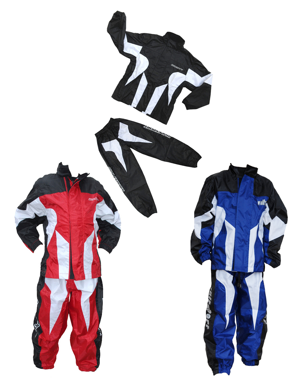 Wulfsport Cub Waterproof Race Suit Kids Motocross MX Pitbike Quad Bike ...