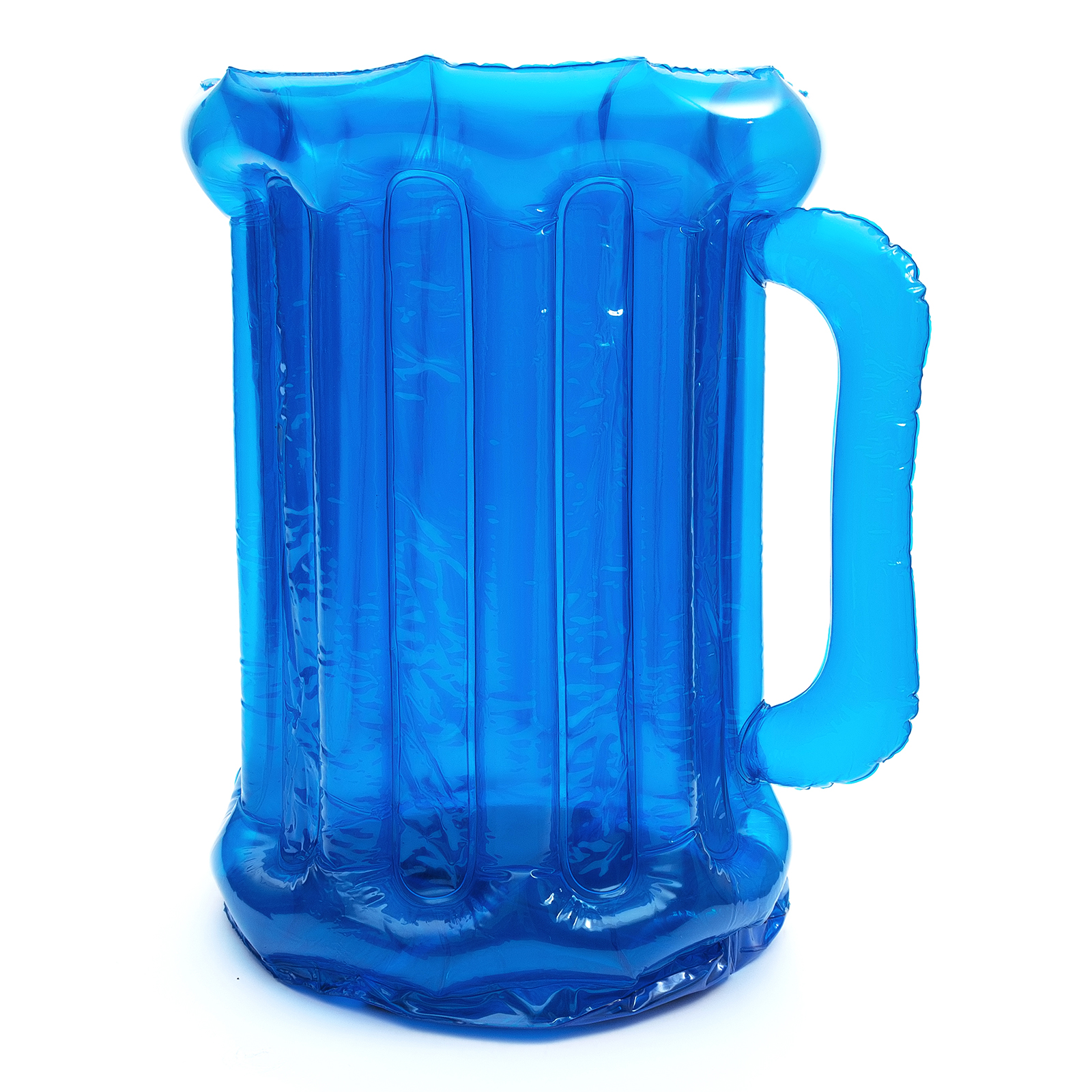 Inflatable Drinks Cooler Blue Plastic Giant Ice Bucket Beer Glass Party