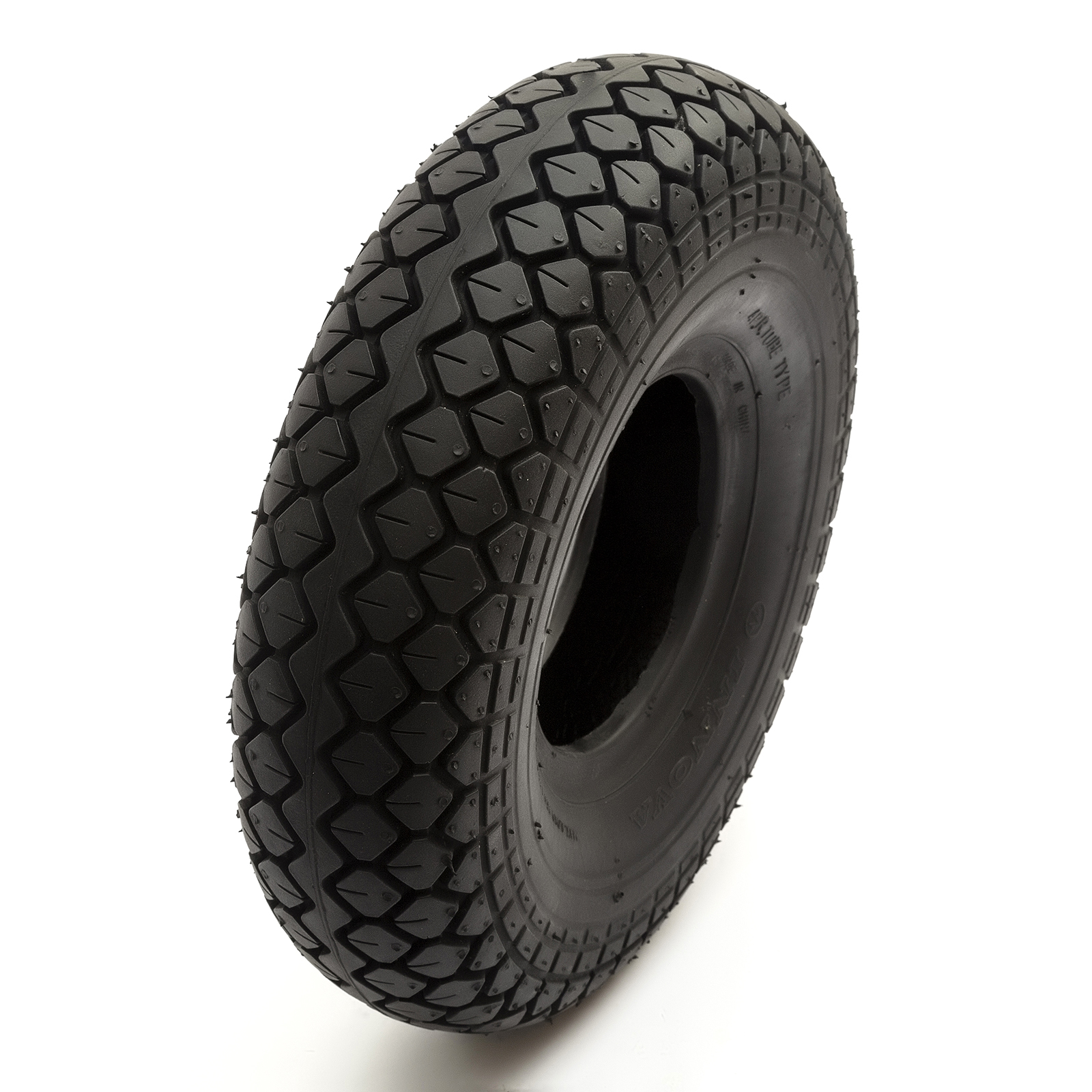 2 Tyre 4.005 Black Diamond Block Tread Mobility Scooter 5 Inch Wheel