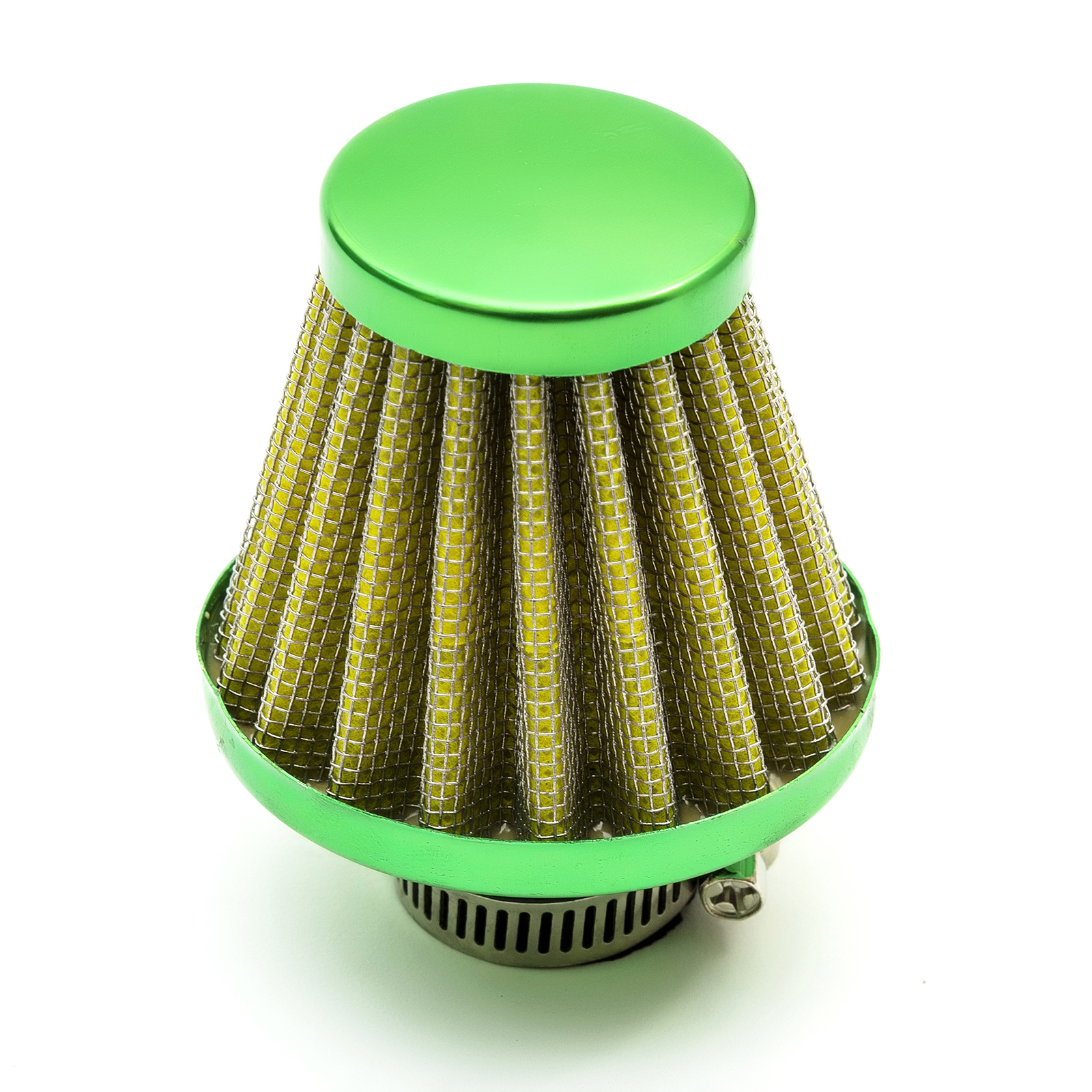 18mm Motorcycles Air Filter Crankcase Breather Green Mushroom Straight