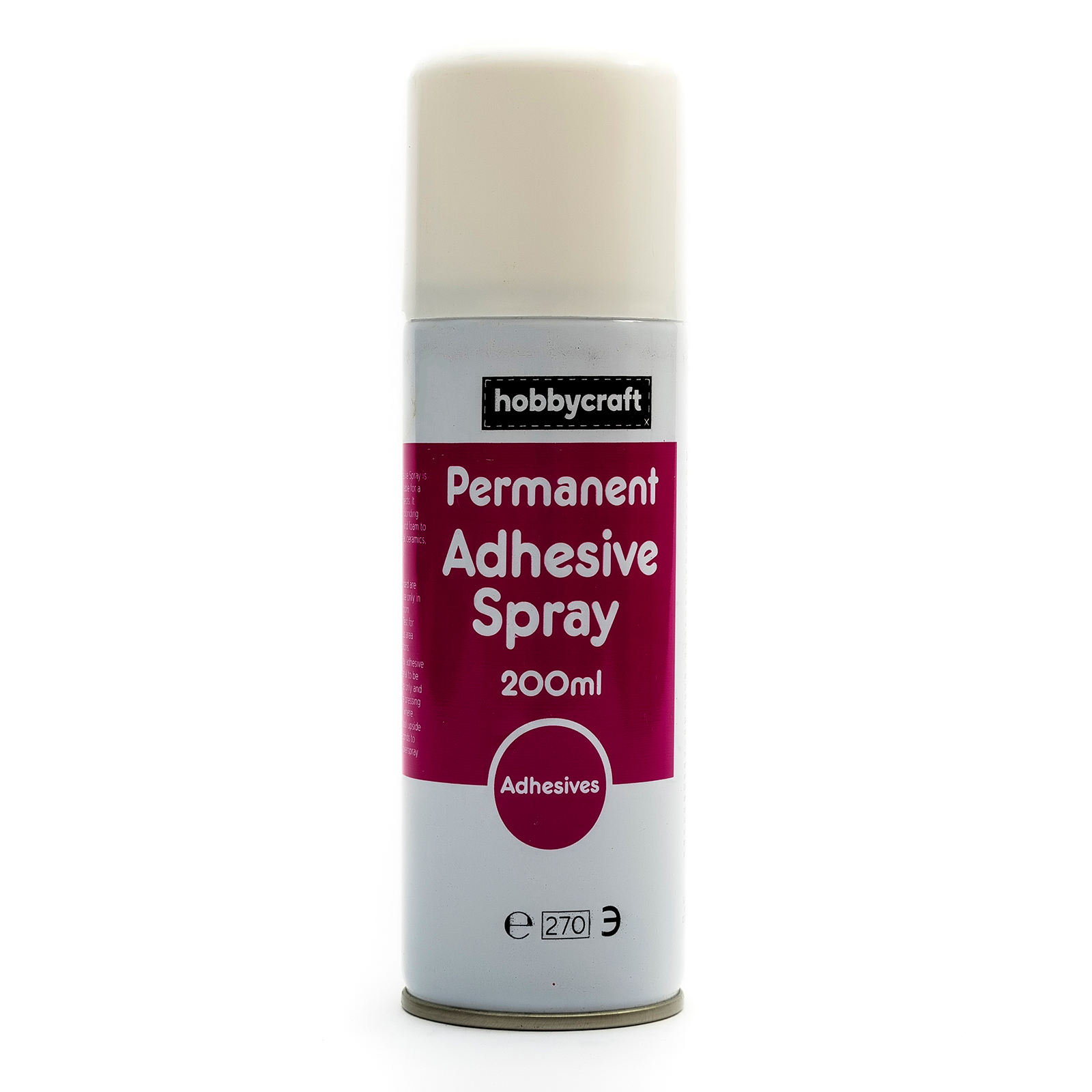 Hobbycraft Permanent Clear Heavy Duty Adhesive Glue Spray Can 200ml