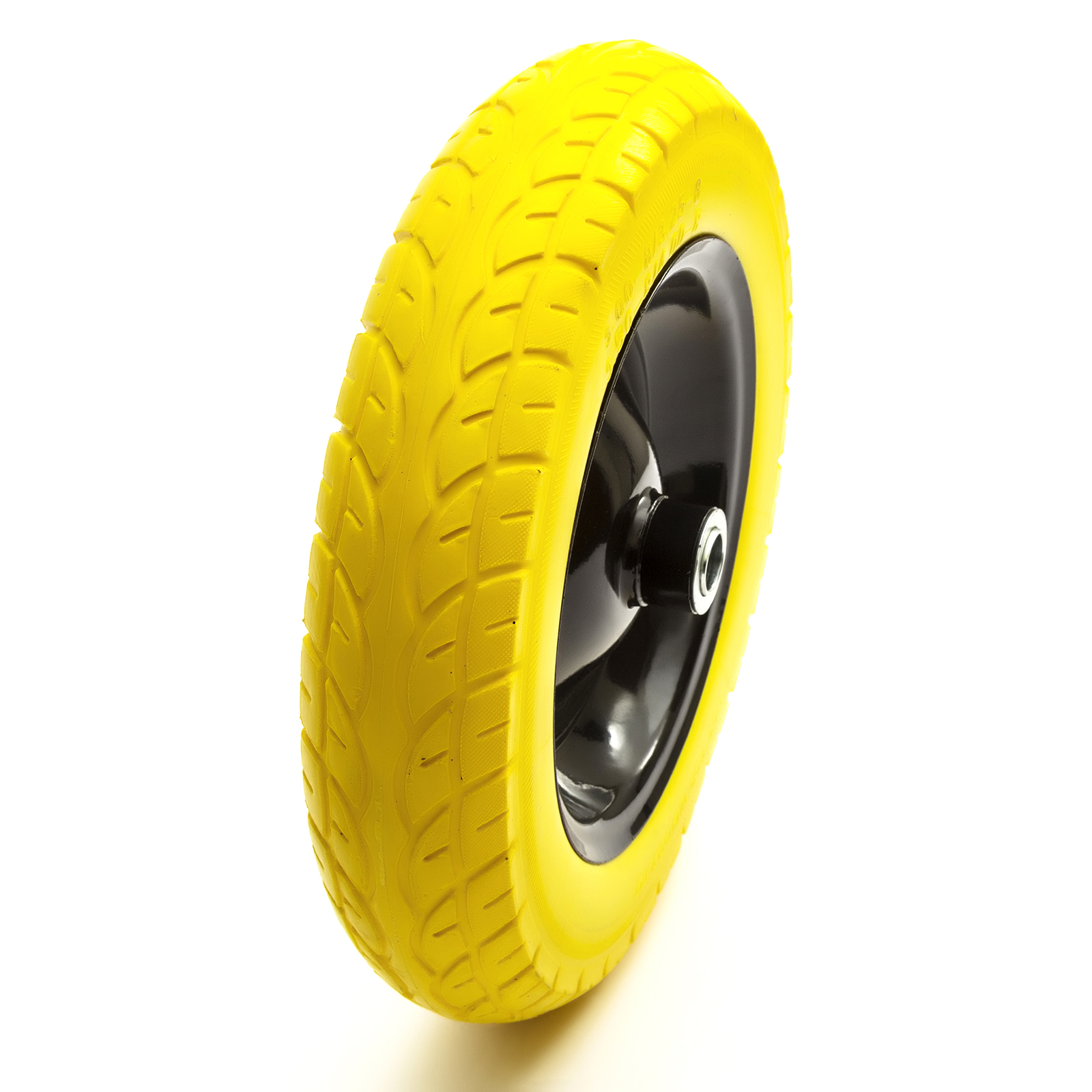 3.508 PU 14'' Metal Wheelbarrow Wheel & Tyre Punctureproof Wheel Barrow Cart eBay