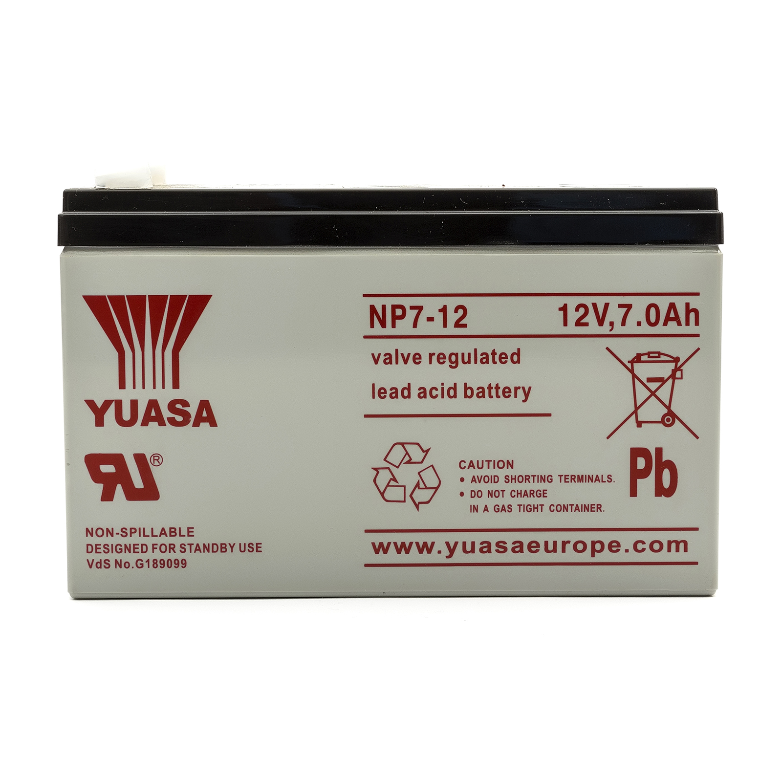 Yuasa Battery NP7-12 12v 7ah Lead Acid Rechargeable Kids 12 Volt ...