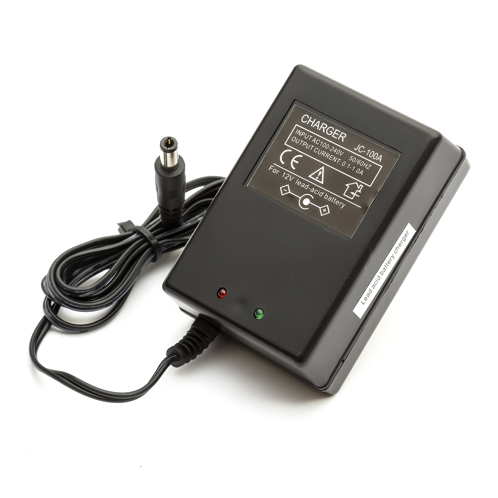 Electric E Scooter Bike Battery Charger 12 Volt 1 Amp Electric Male
