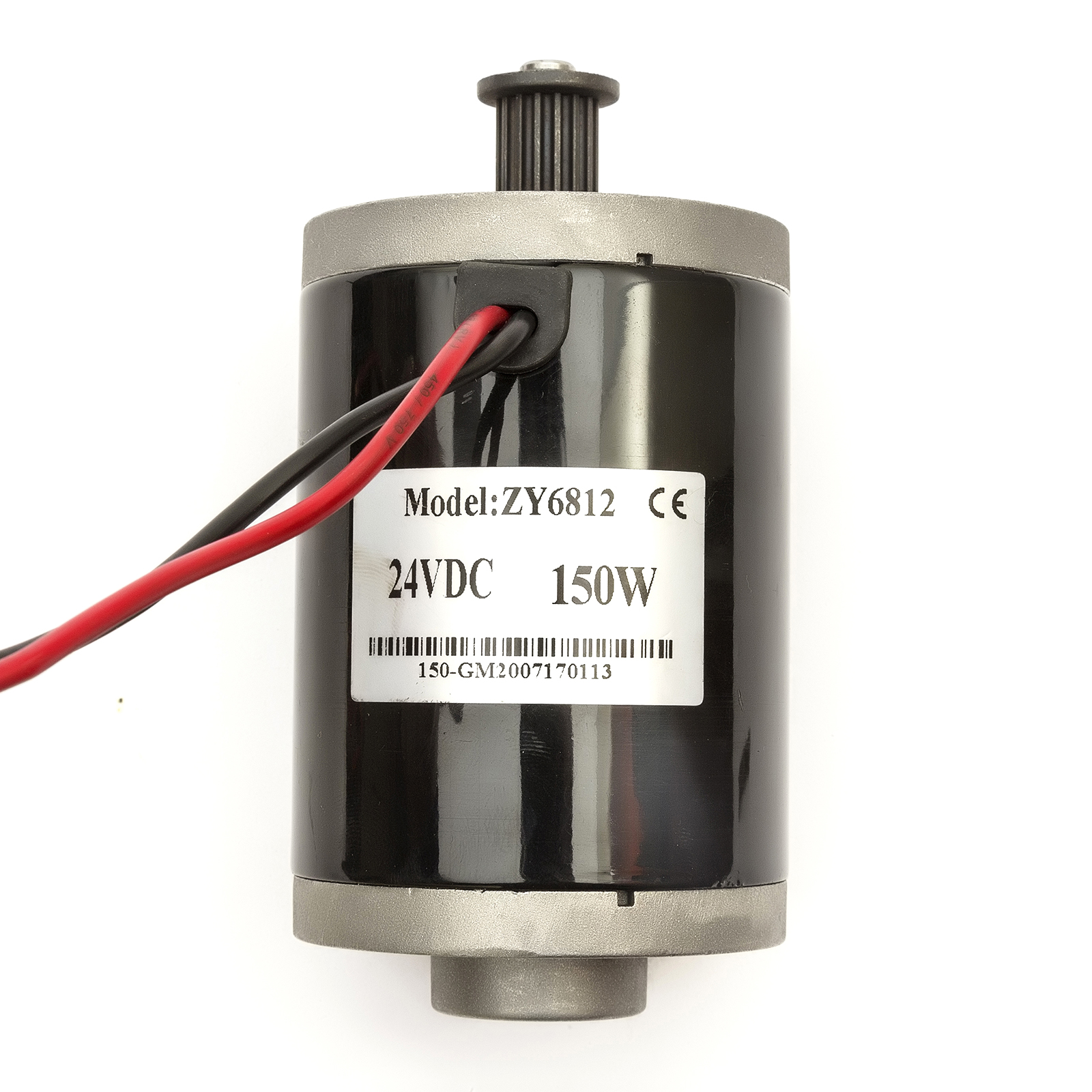 Electric Bicycle Motor 24 Volt DC 150 Watt 24v Brushed ZY6812 16T Belt