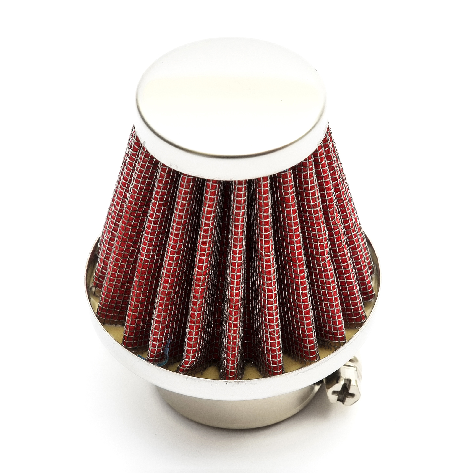 25mm Motorcycle Crankcase Breather Air Filter Red Mushroom Style