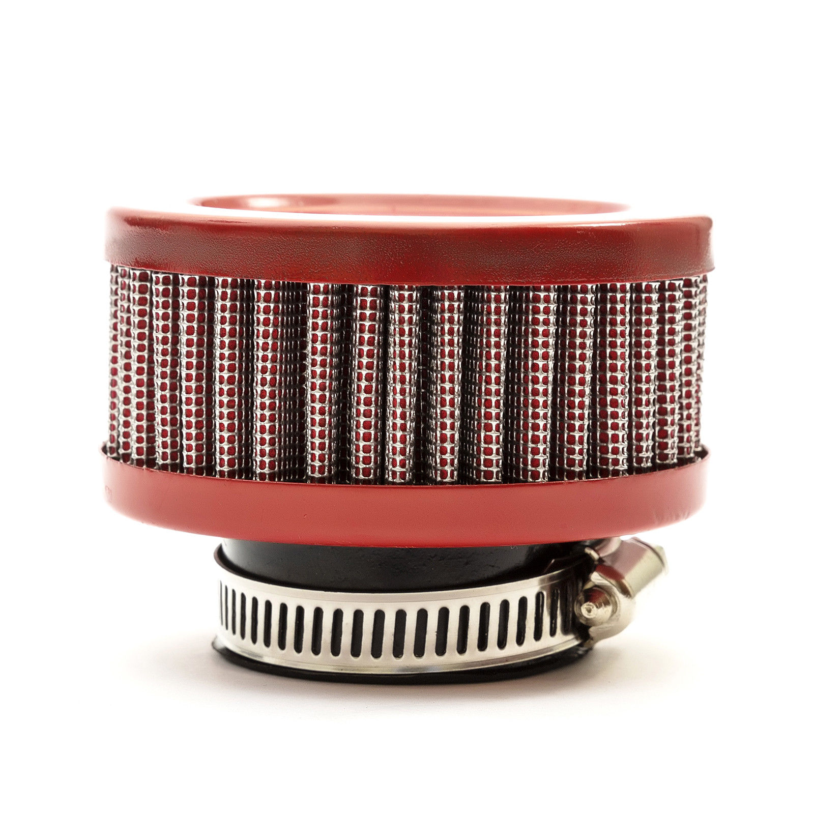 38mm Pitbike Air Filter Red Performance High flow Pancake Style