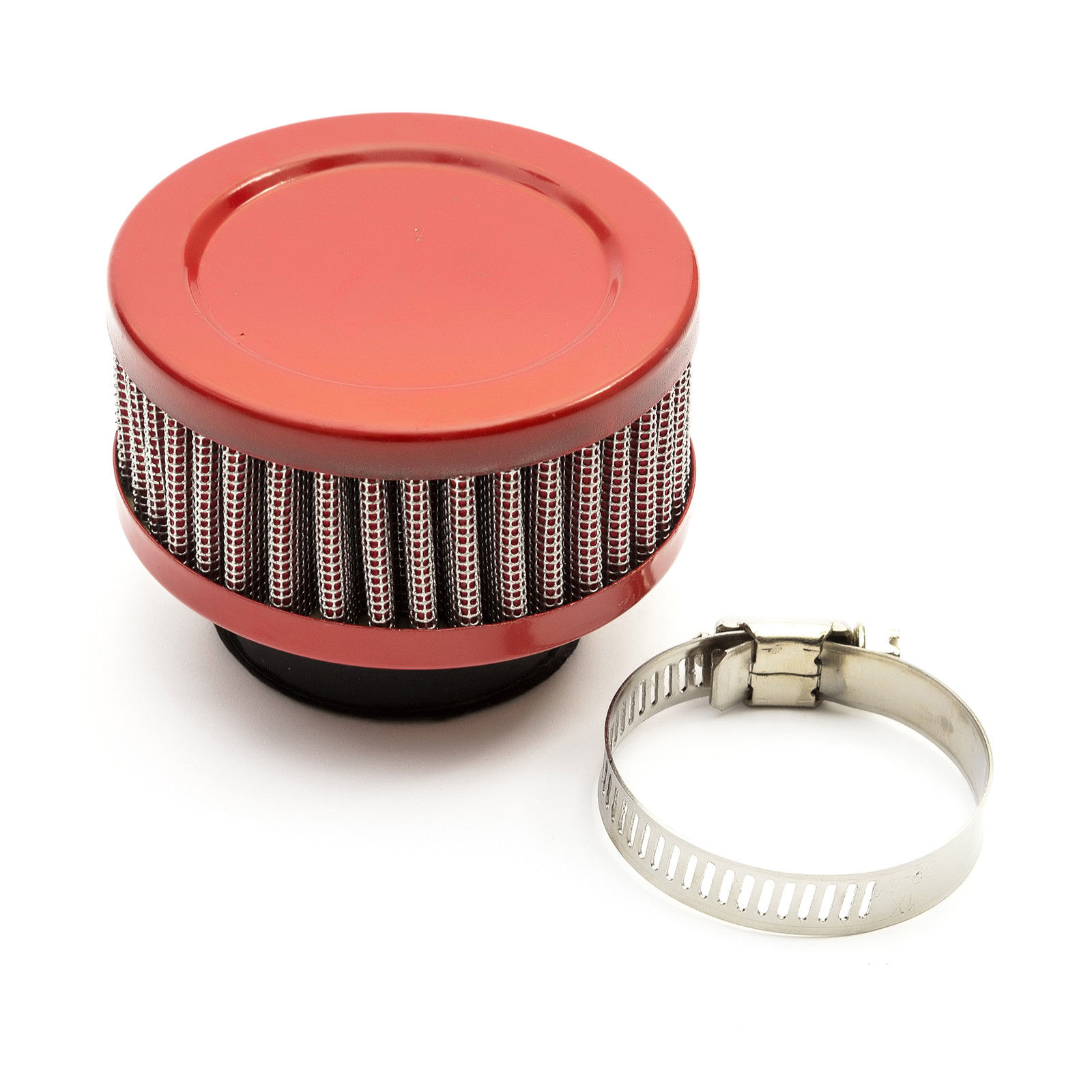 38mm Pitbike Air Filter Red Performance High flow Pancake Style