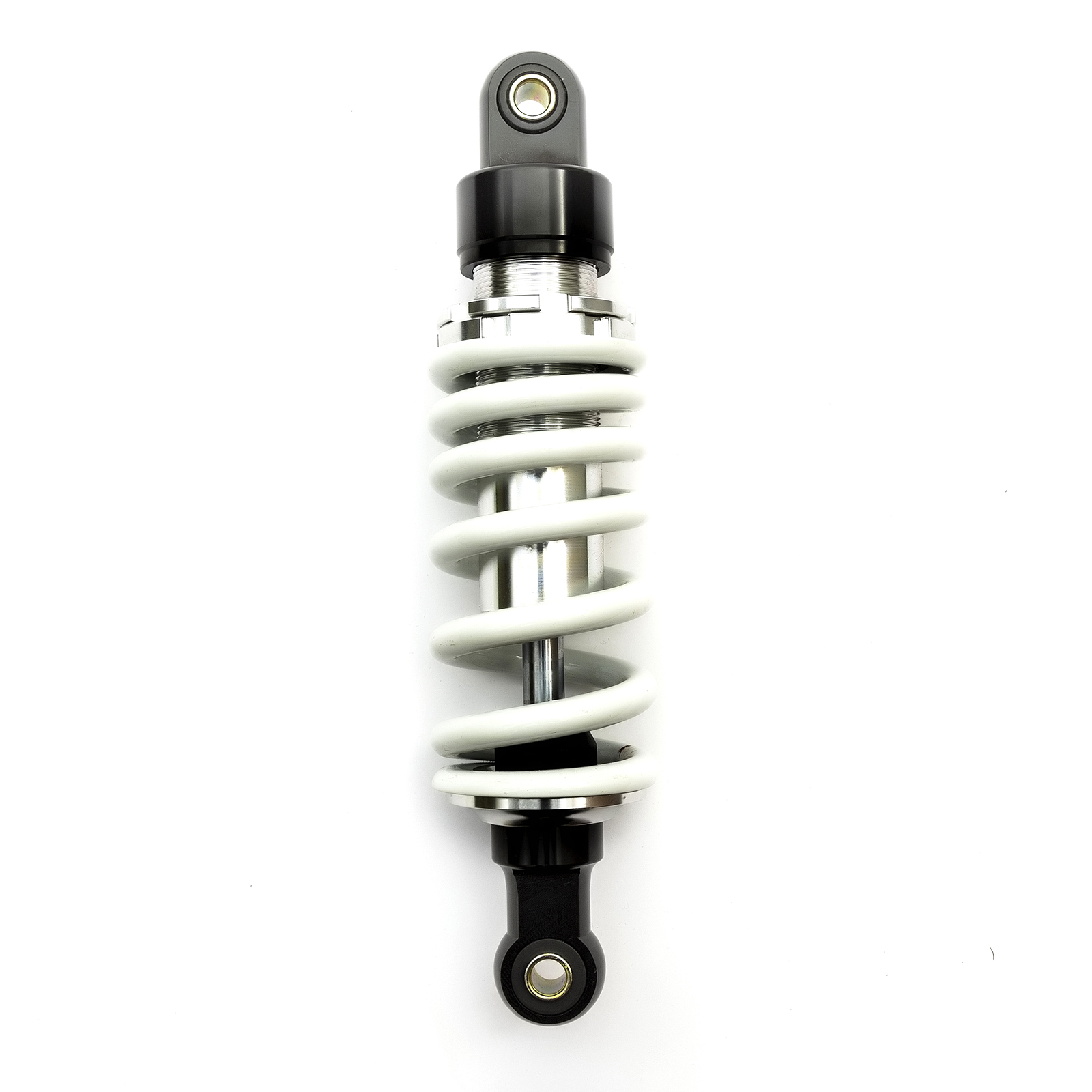 Pitbike CNC Adjustable Shock Absorber Suspension 600lbs 265mm Black//White