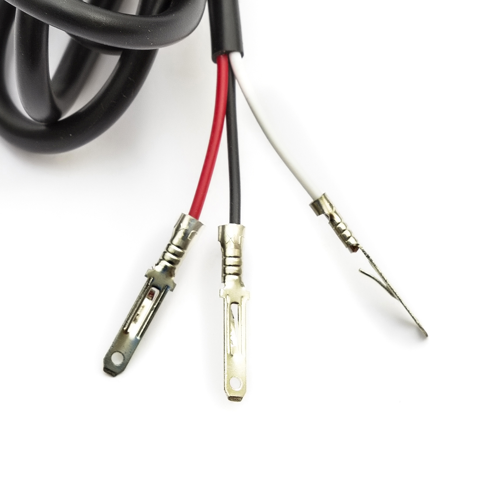 Electric Scooter Twist Throttle 12v - 24v Volt 3 Wire Silver End Cap